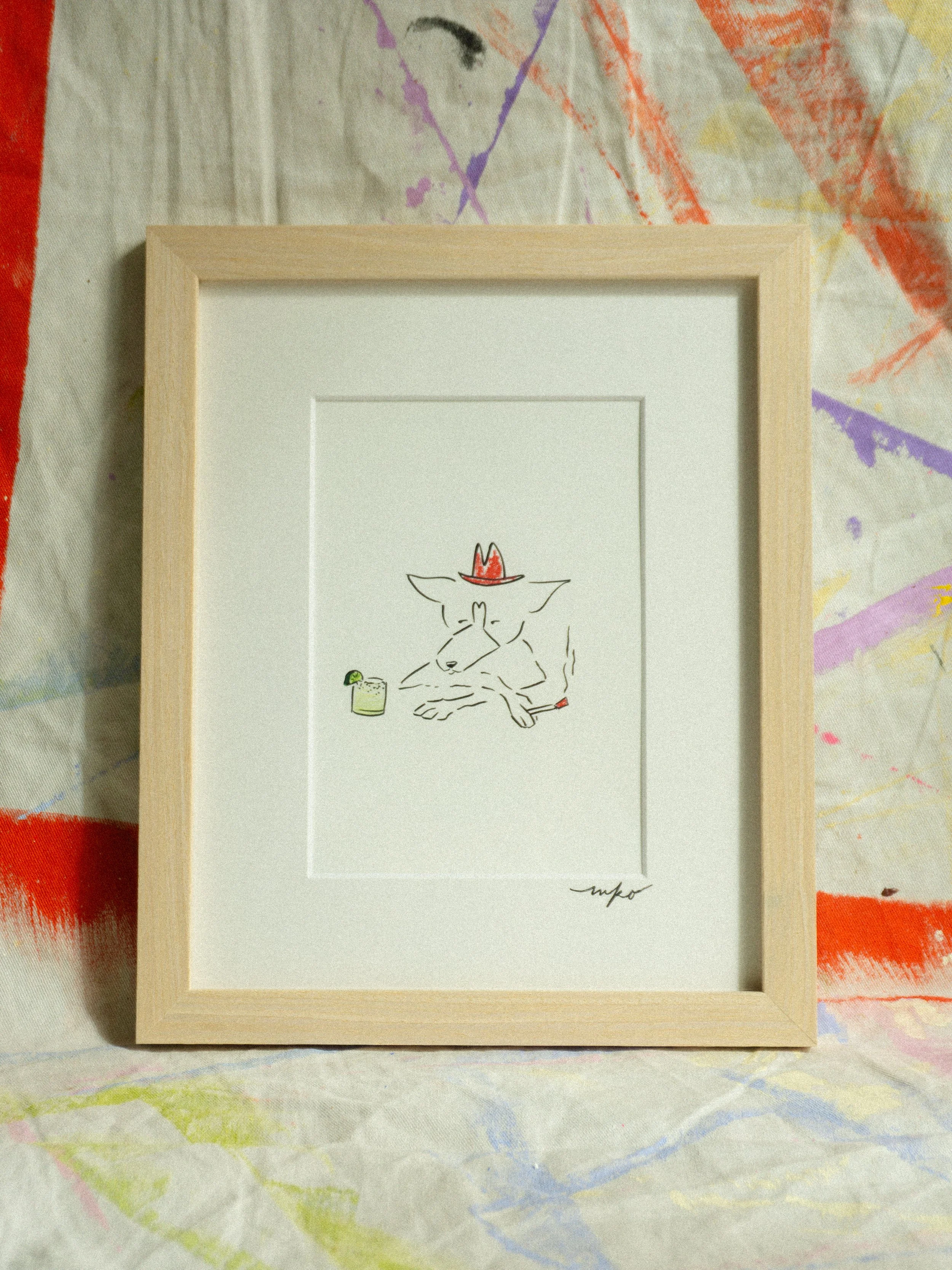 Margarita Bandit | Framed Print