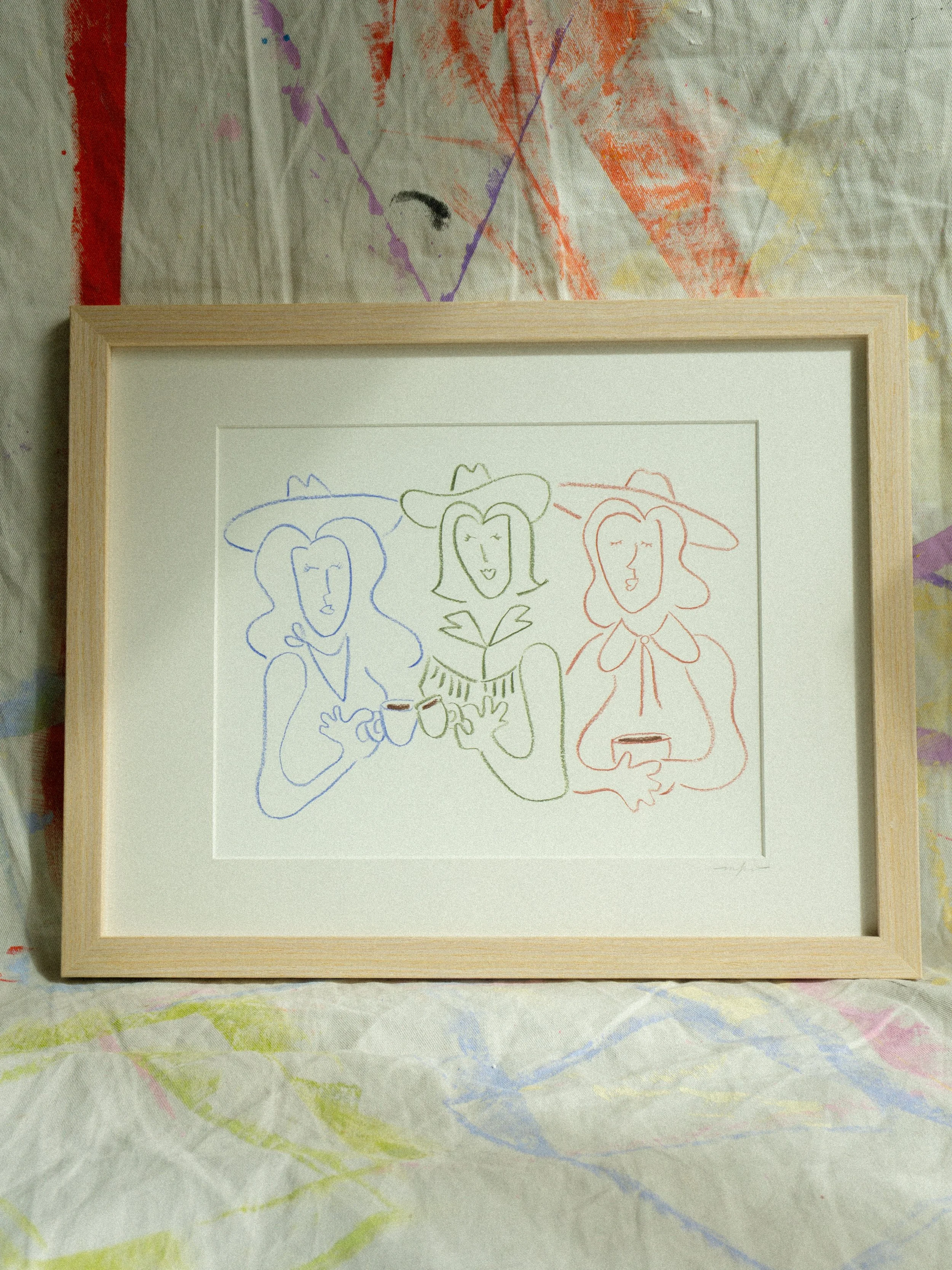 Cowgirl Coffee Study | Framed Print
