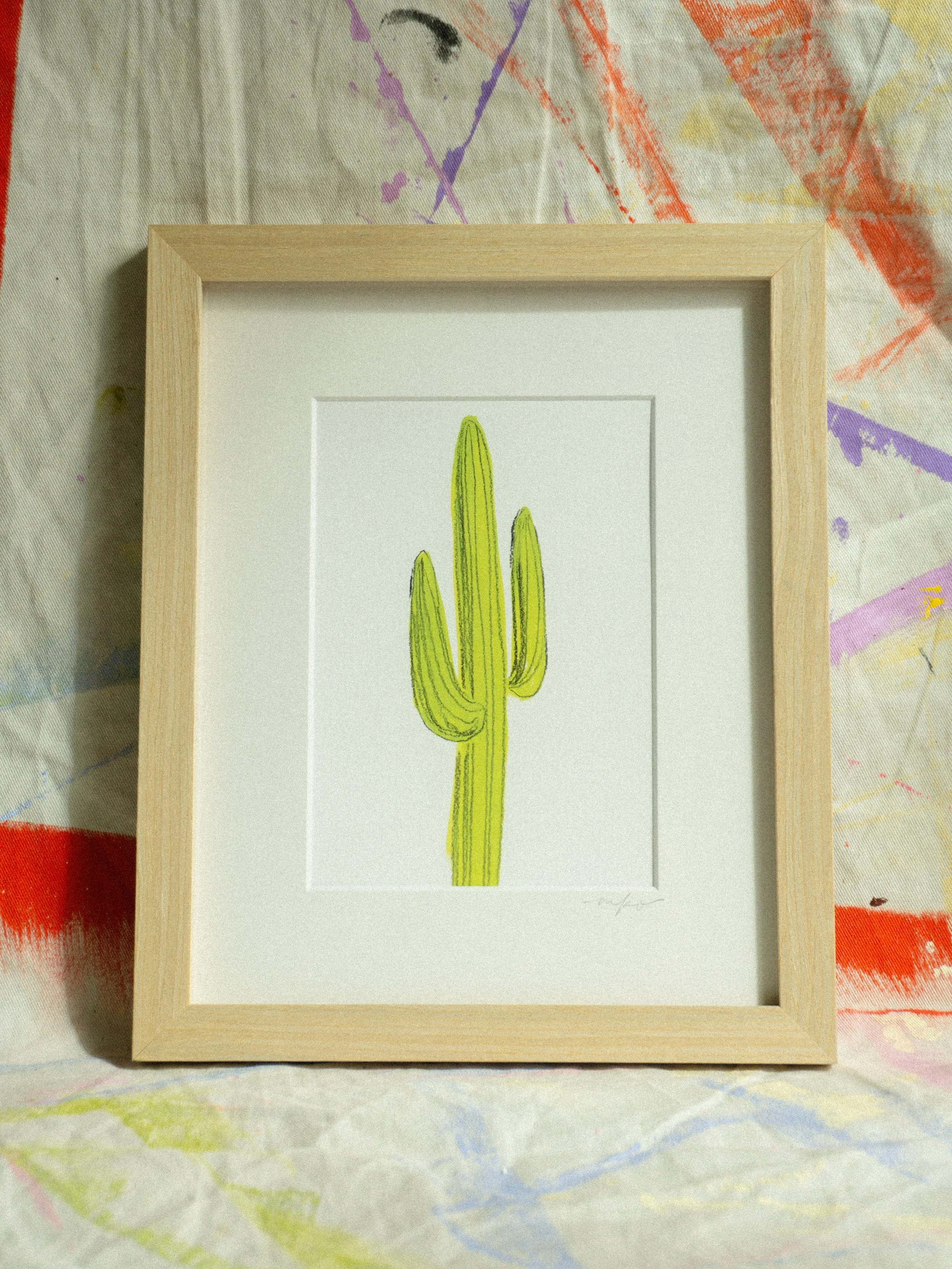 Saguaro Study | Framed Print