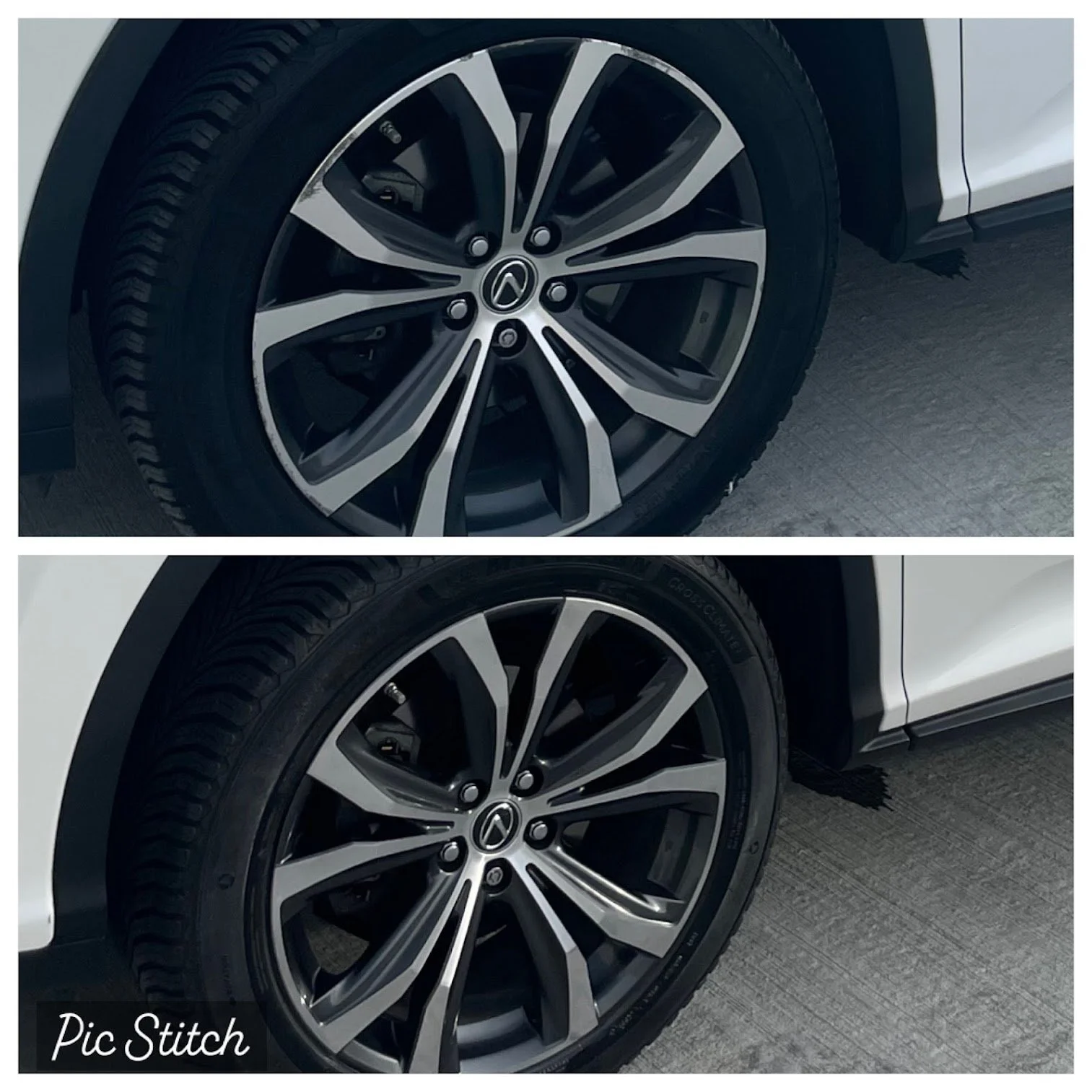 Machine polished wheel restoration