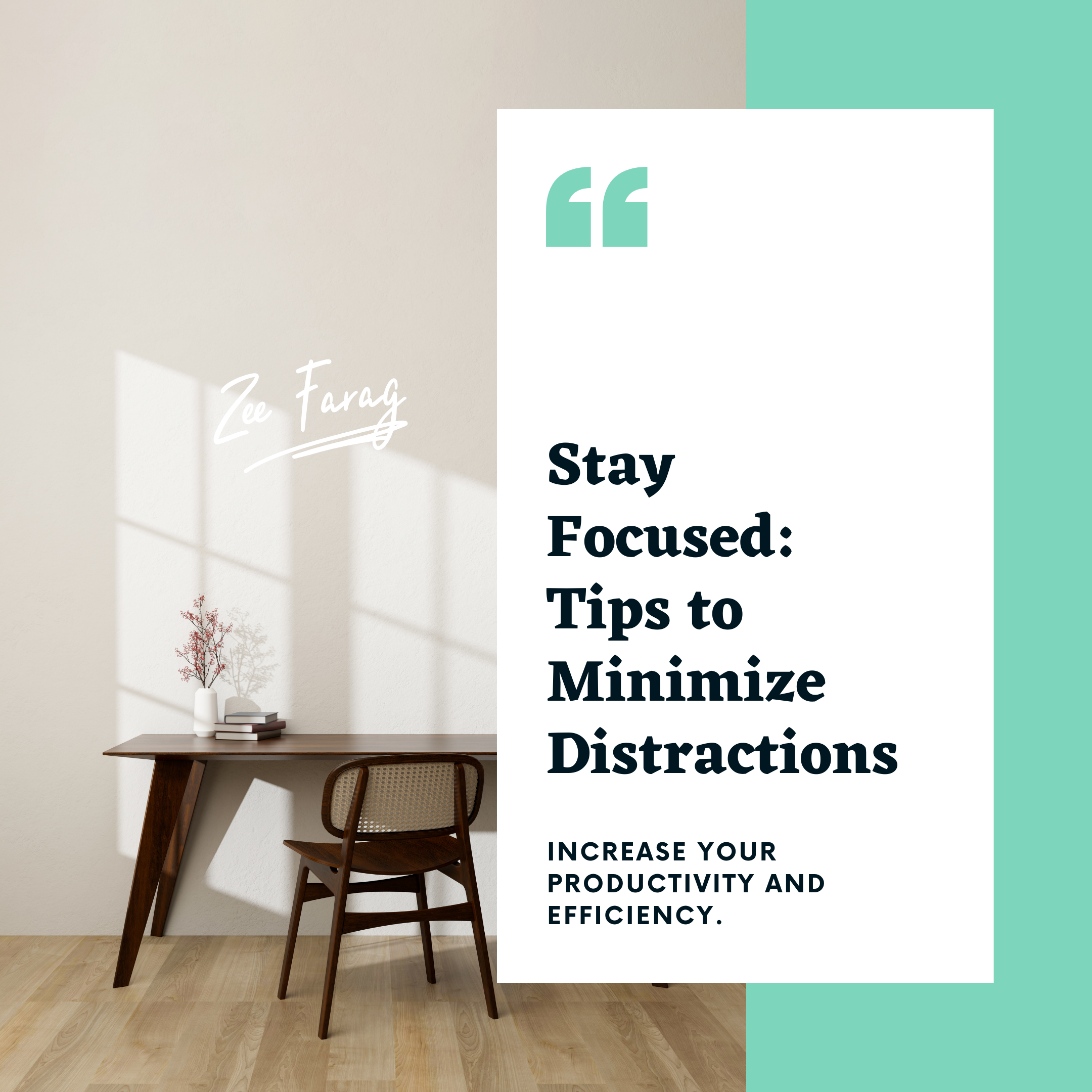 Tips for Avoiding Distraction and Enhancing Focus