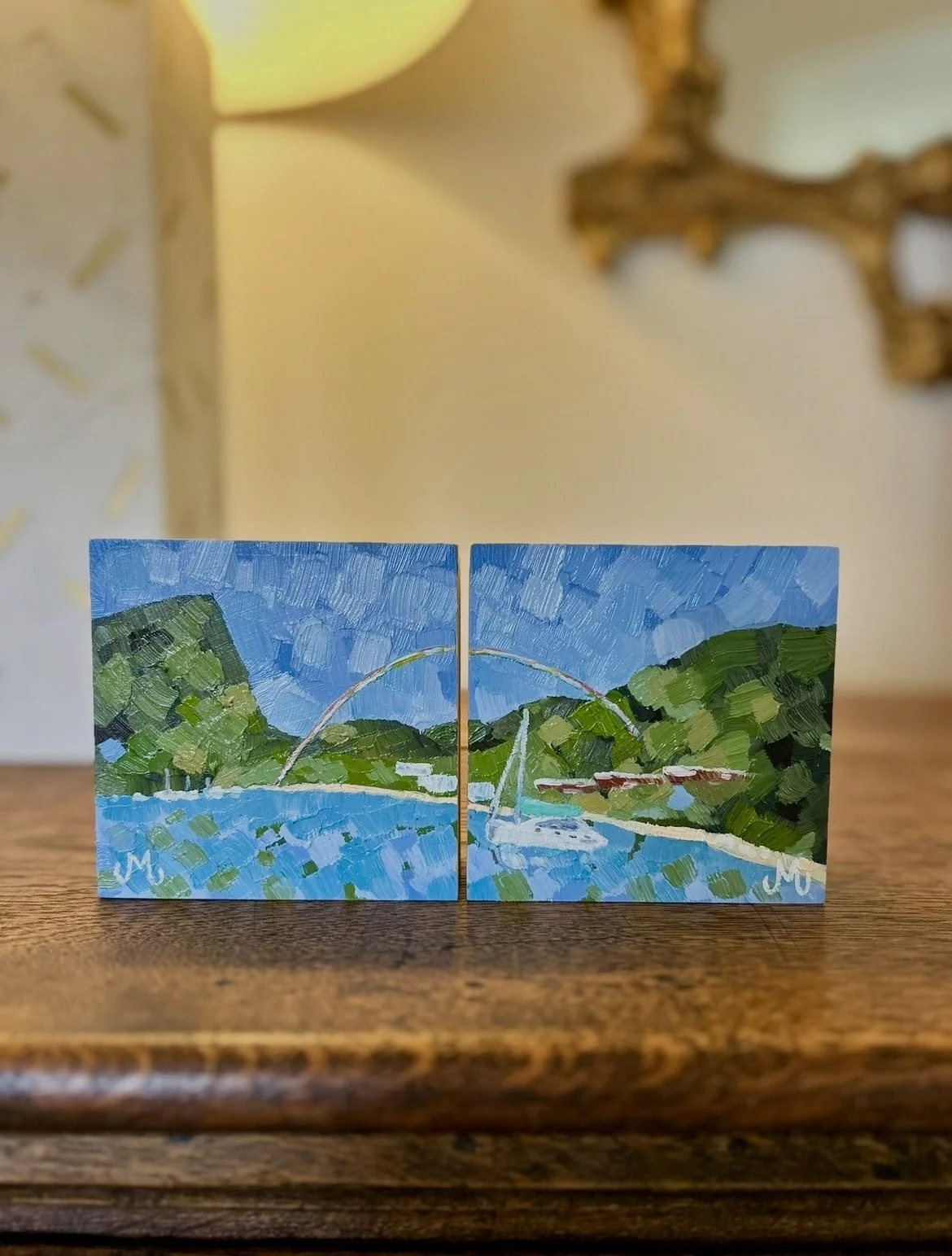 Sailboat at Rest - Friendship Art | SOLD