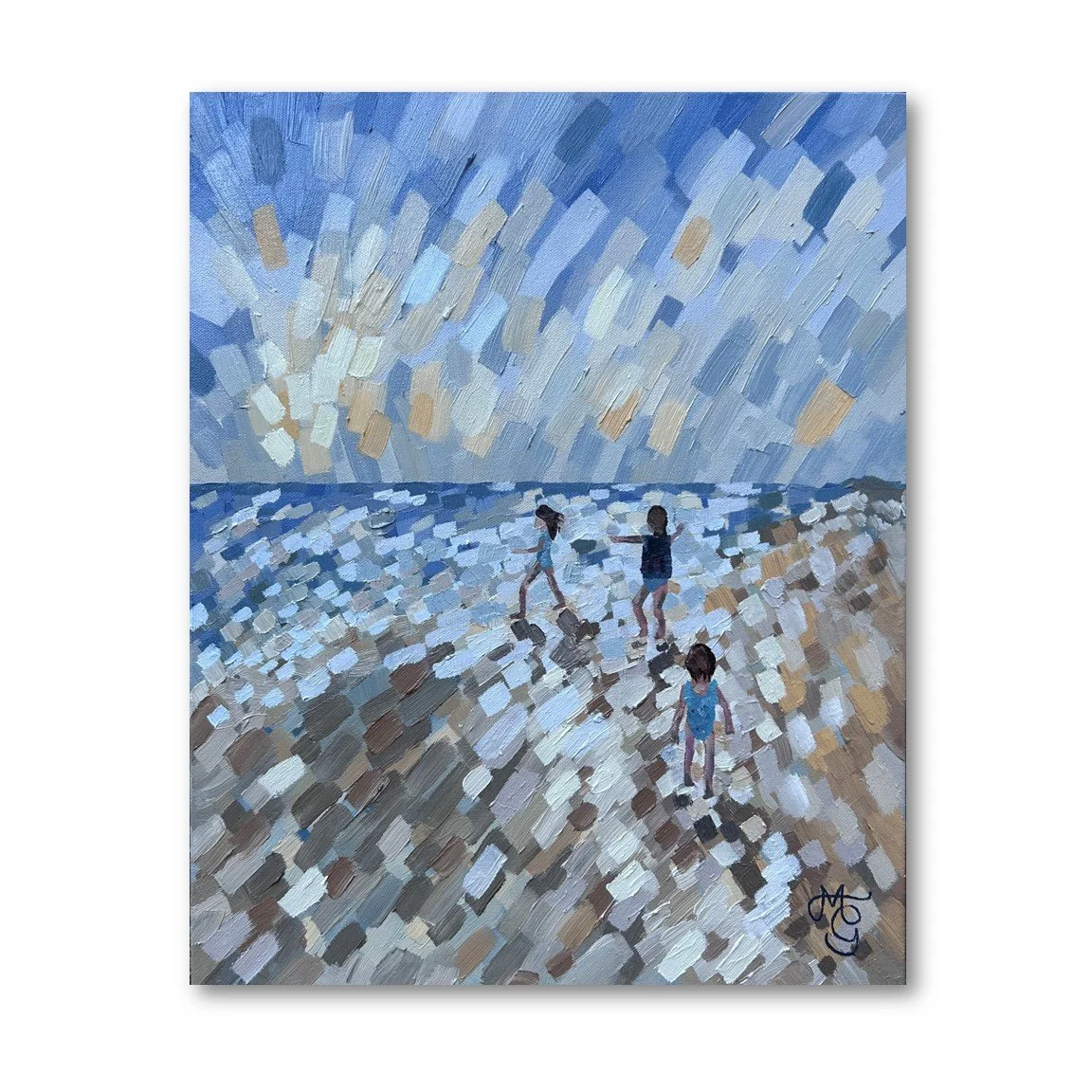 The Girls at the Beach | SOLD