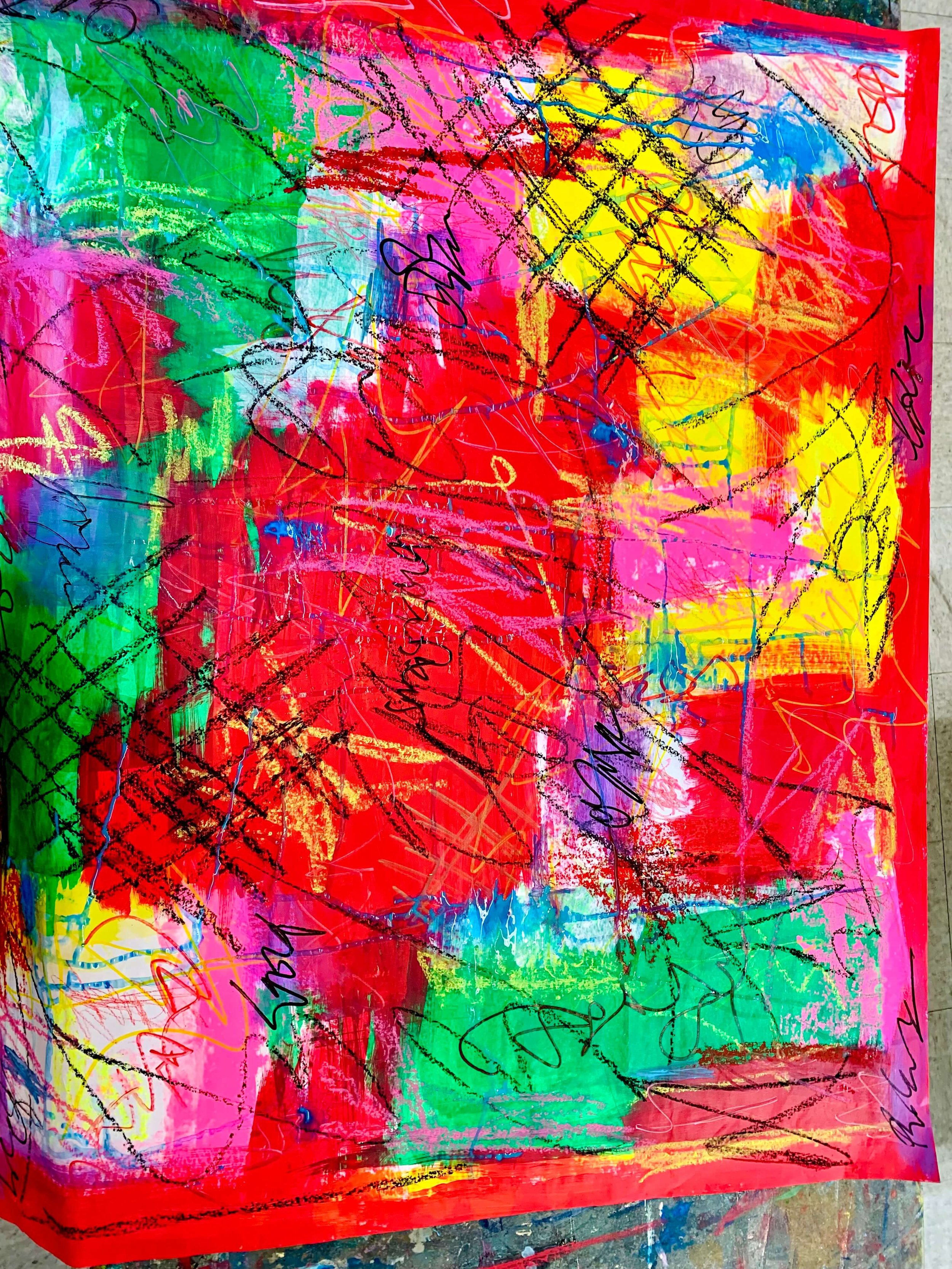 Early Color Abstract Art Image Patricia Rapp