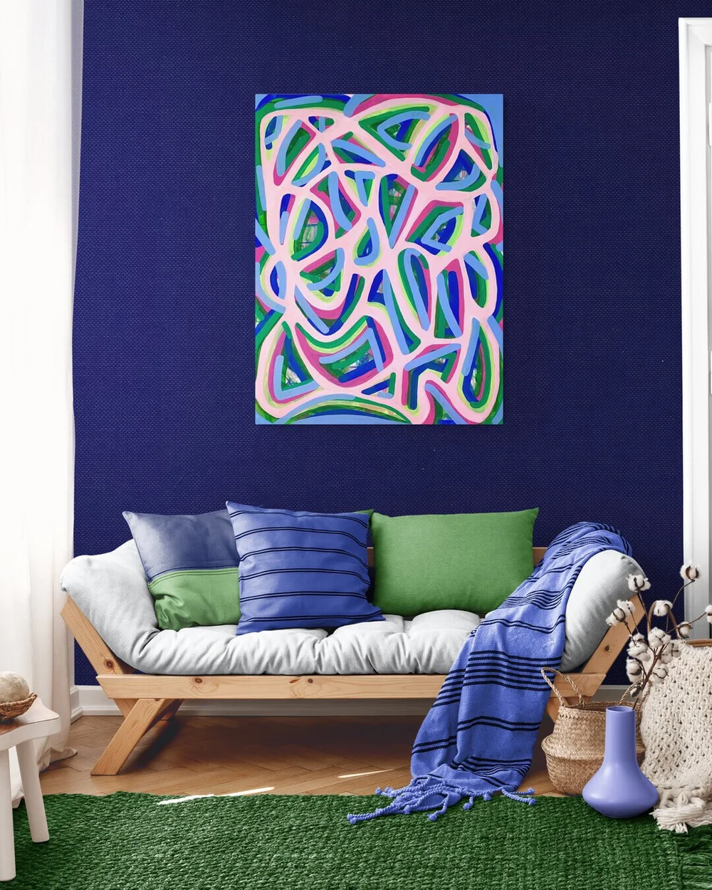 Patricia Rapp, Secret Recipe, 2024. Mixed Media on Canvas - 30” x