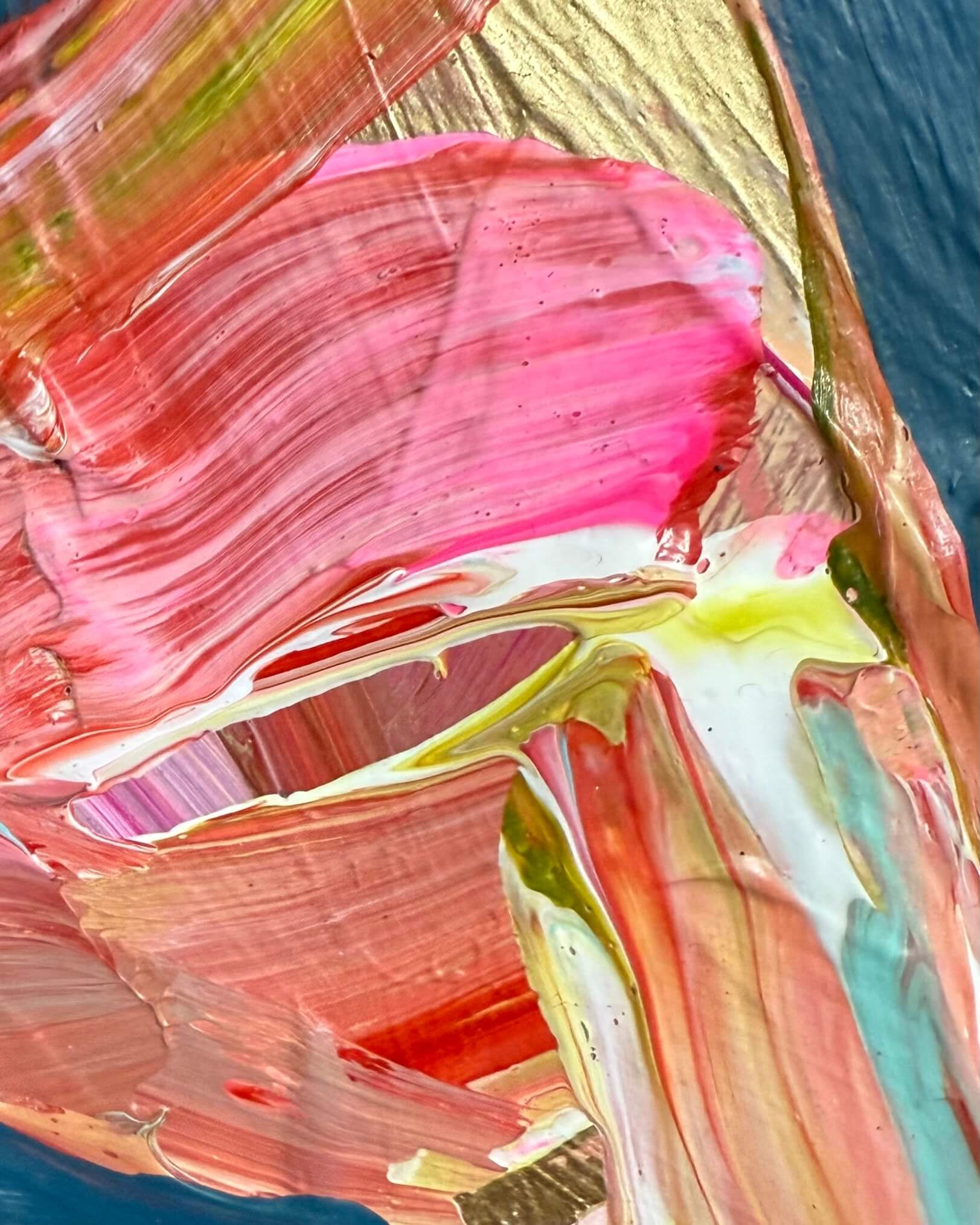 Trust, 2026. 9" x 12" - Orginial Acrylic Abstract Painting on Canvas - Patricia Rapp Artist