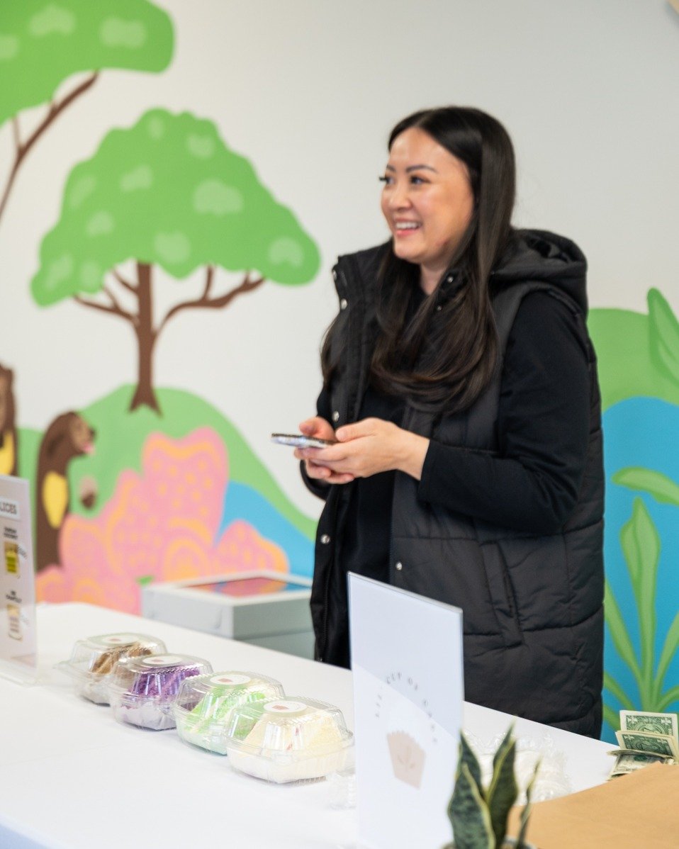 Li'l Cup of Cakes brought in cake slices that were not-so-little because they filled our eyes and bellies all at the same time! 

Thank you for popping in and hanging out with us to treat everyone in time for their weekends to begin. So grateful for 