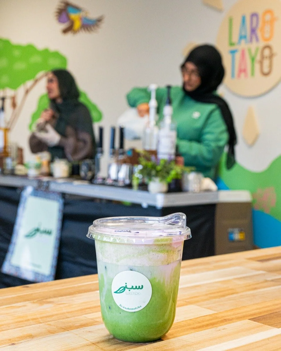 We hung out with @sabzmatcha as they popped up in our lobby all morning for the holiday! Our morning time slots were fully-booked and they were ready to keep all our parents awake while some still on-the-clock and some taking turns on the massage cha