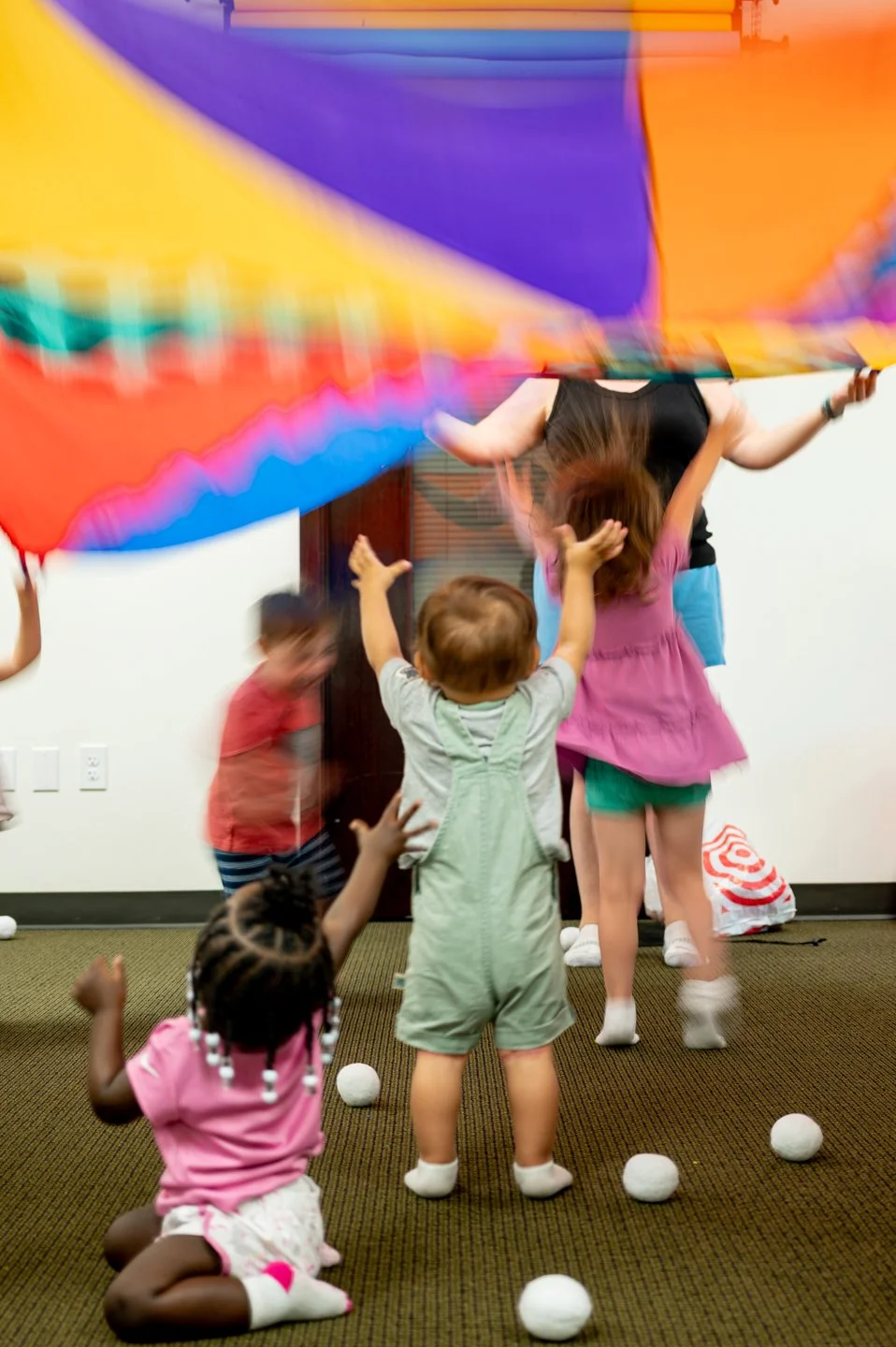 Every Wednesdays, we get those wiggles out even more with music class that we end with bubble play time!