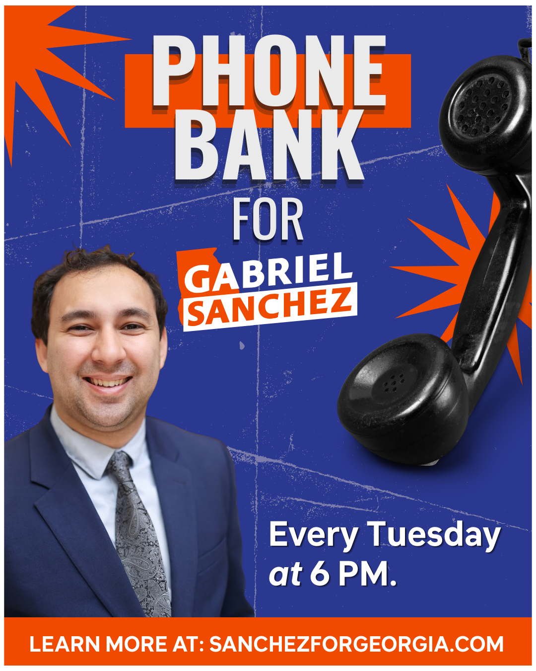 Phonebanking for Rep. Sanchez 