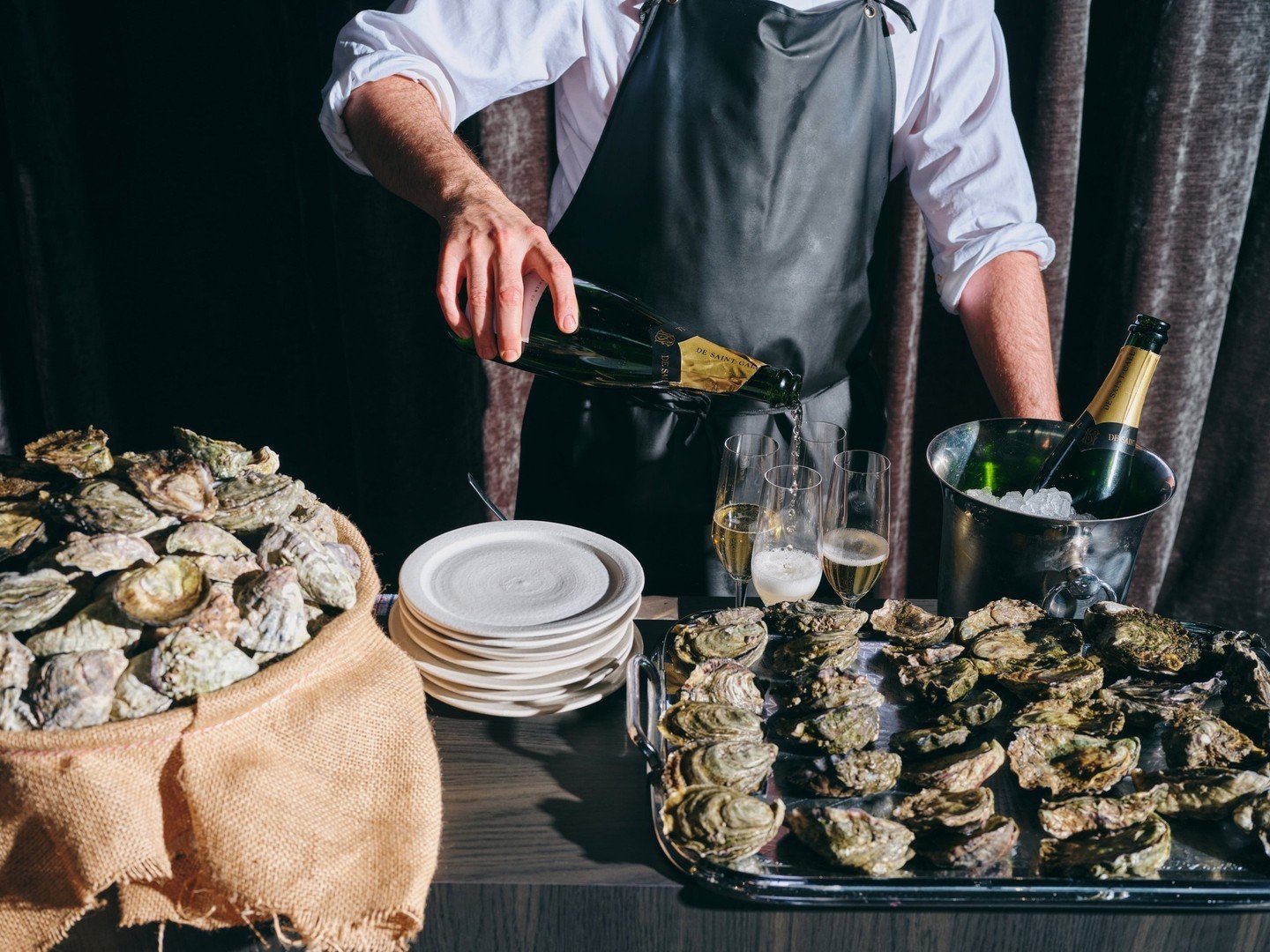 Experience unique options like Fresh oyster &amp; Champagne stations and frozen margarita bars with menus crafted by the talented teams from Omnia and Yūgen Dining at The Grand Room.