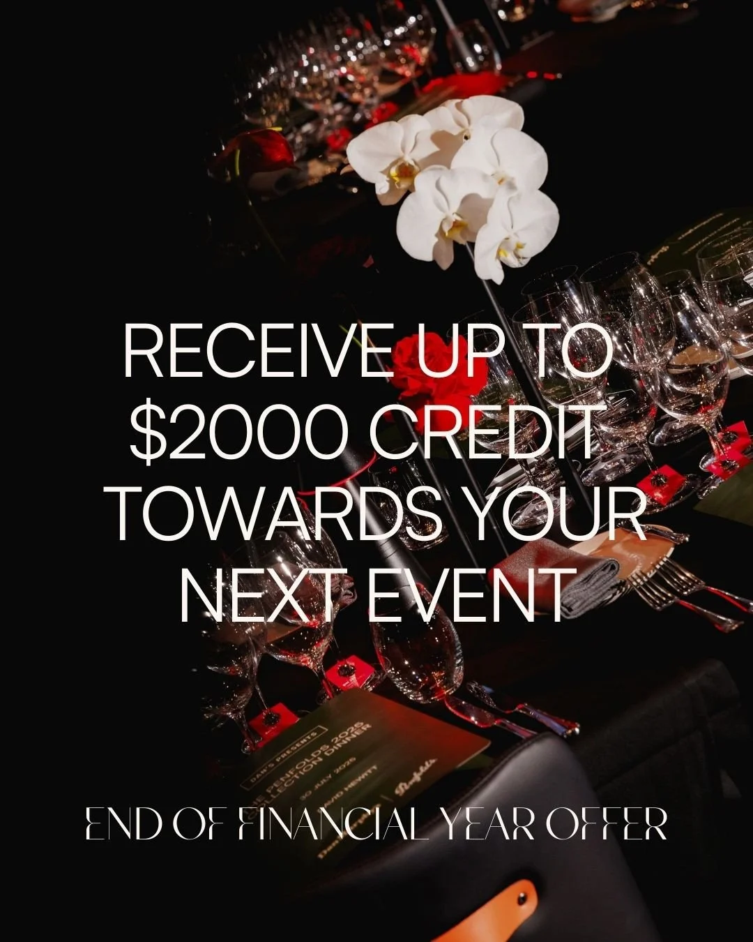 Book by 30 June for events held in The Grand Room between 1 June &ndash; 31 July 2026 and receive up to $2,000 in bonus credit to elevate your celebration. 🥂⁠
⁠
Think arrival cocktails, upgraded beverage packages, delicious roaming canap&eacute;s, p