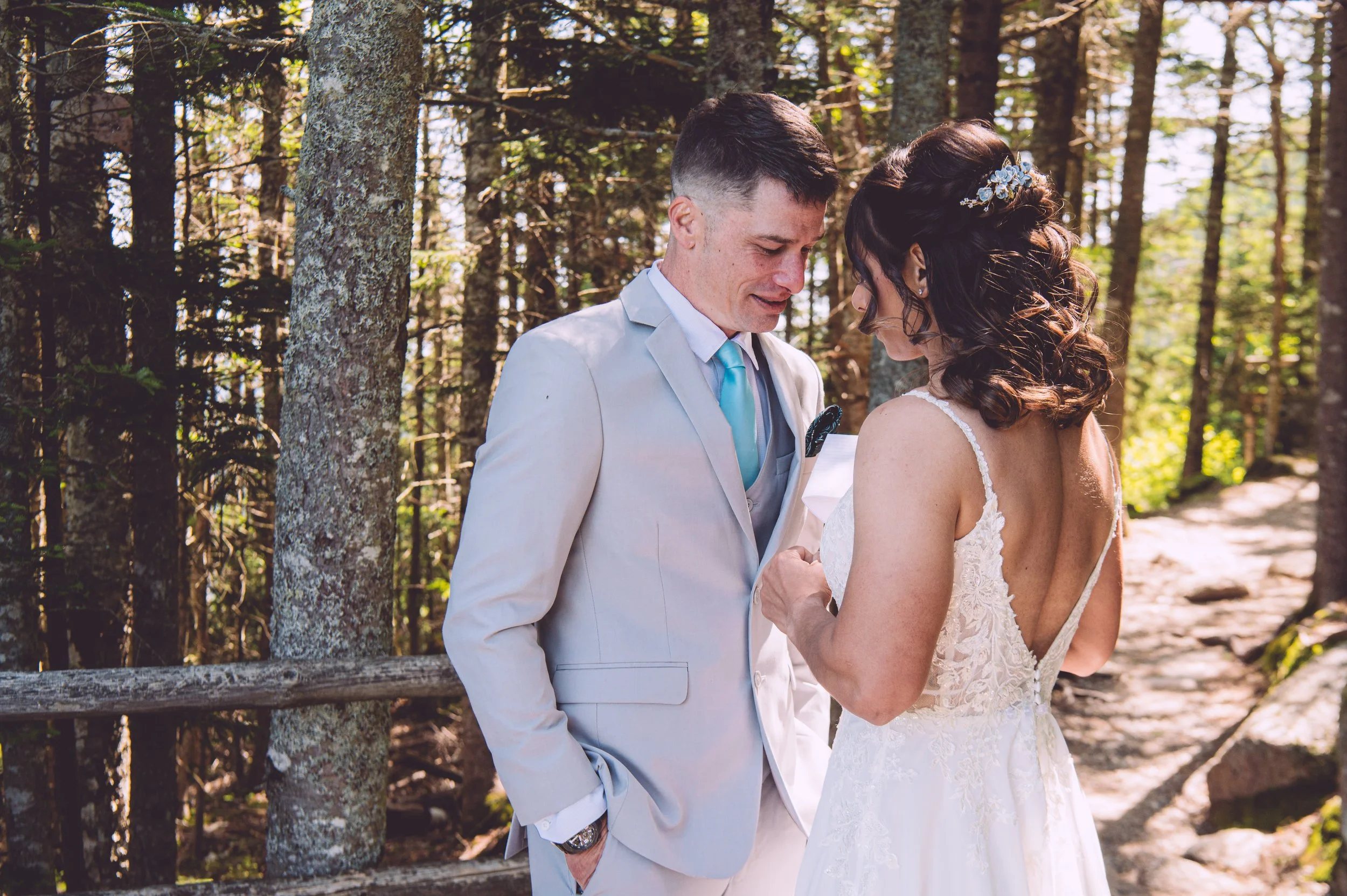 Ashley &amp; Todd’s Adventure Elopement on Loon Mountain