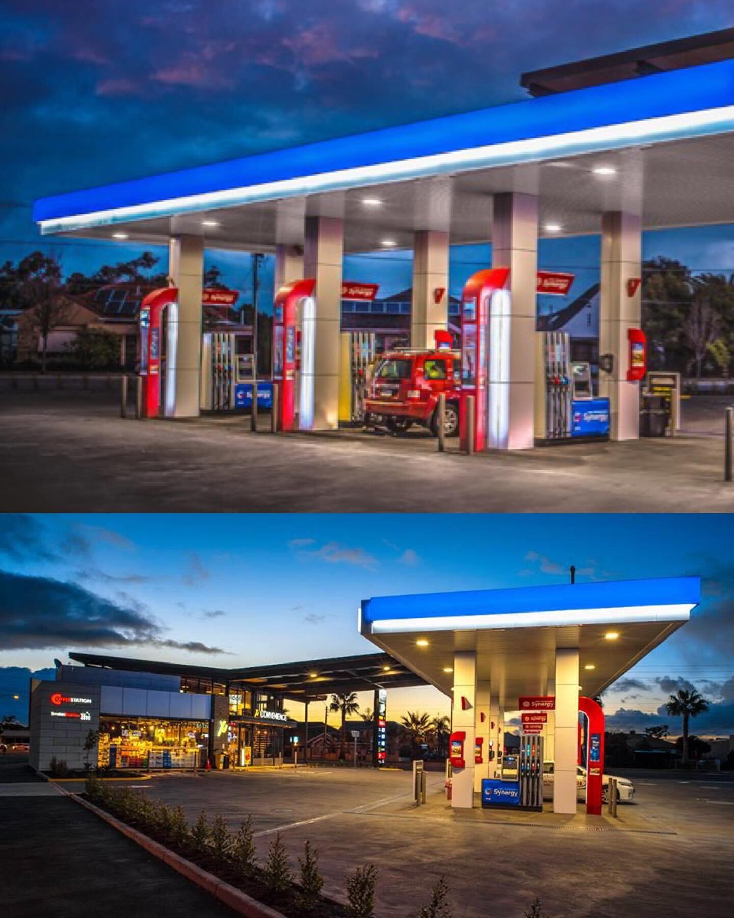 X Convenience not only a fueling destination but a visually appealing, a well-planned functional elements and creating contemporary and inviting space. @anthonyciroccodesign 
#retaildesign #petrolstationdesign #xconvience #commercialdesign #southaust