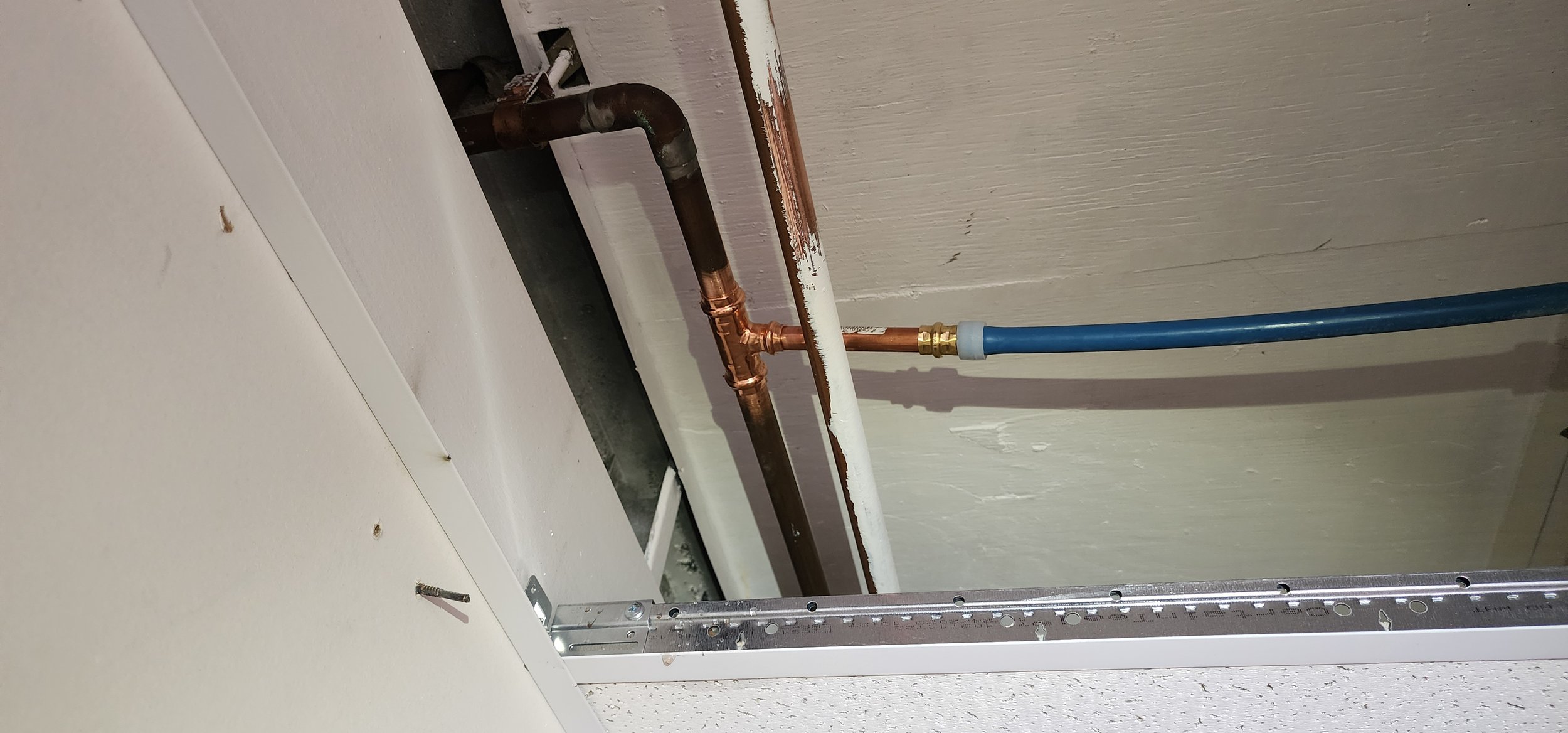 Pro Press Tee for a Ice maker box in a Remodel near Vancouver WA