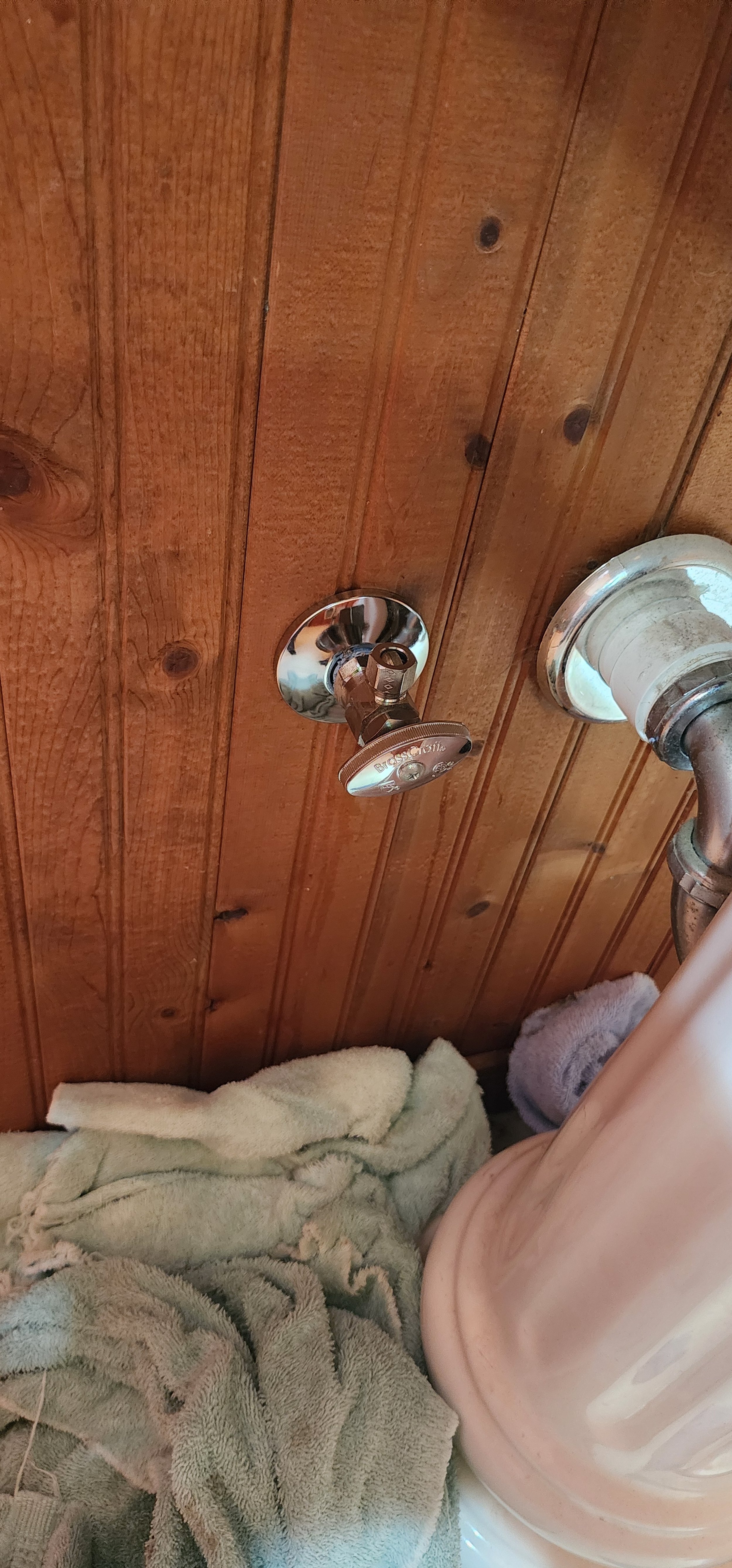 Replaced a leaking stop valve near Battleground WA.