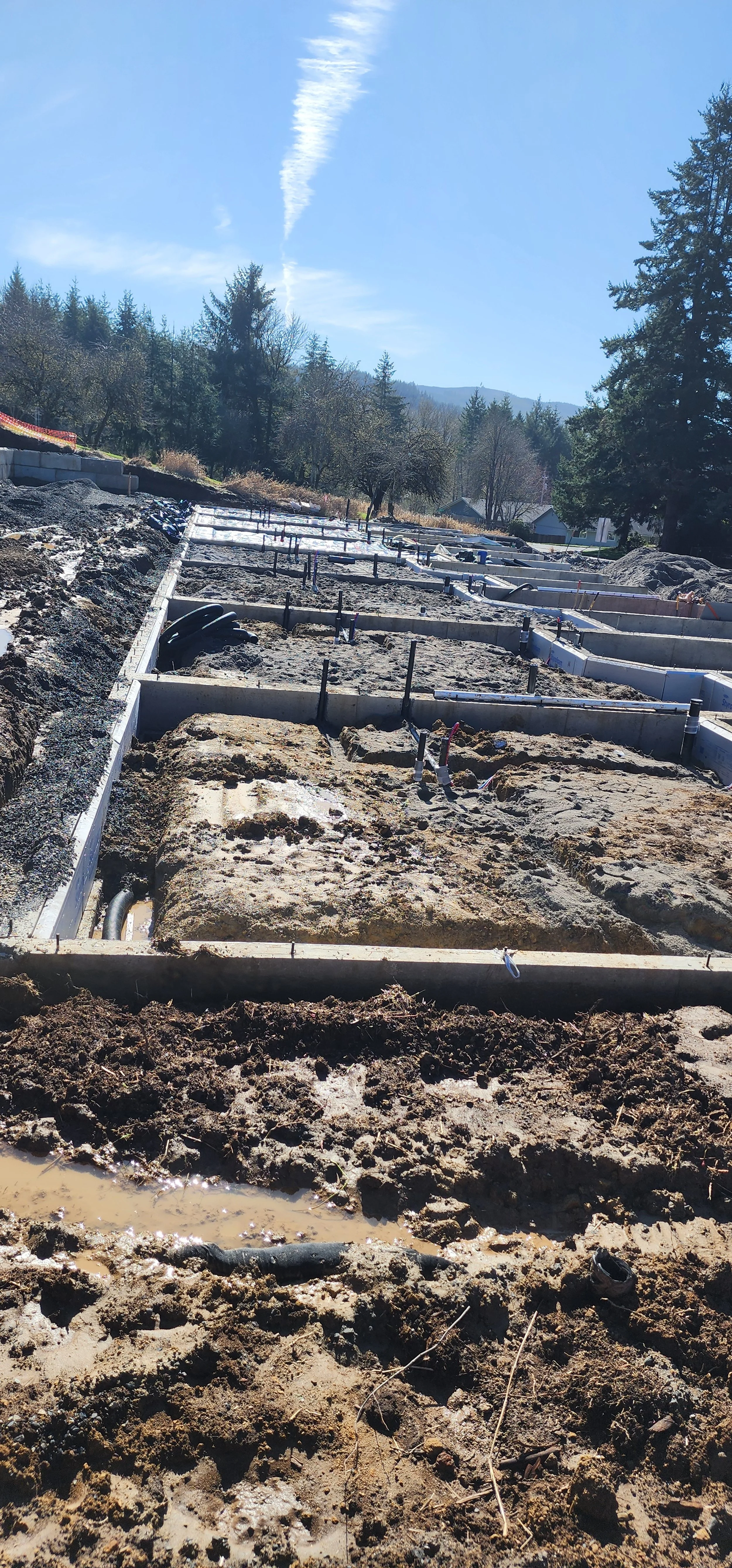 7 Townhomes Ground work plumbing near Clatskanie, OR