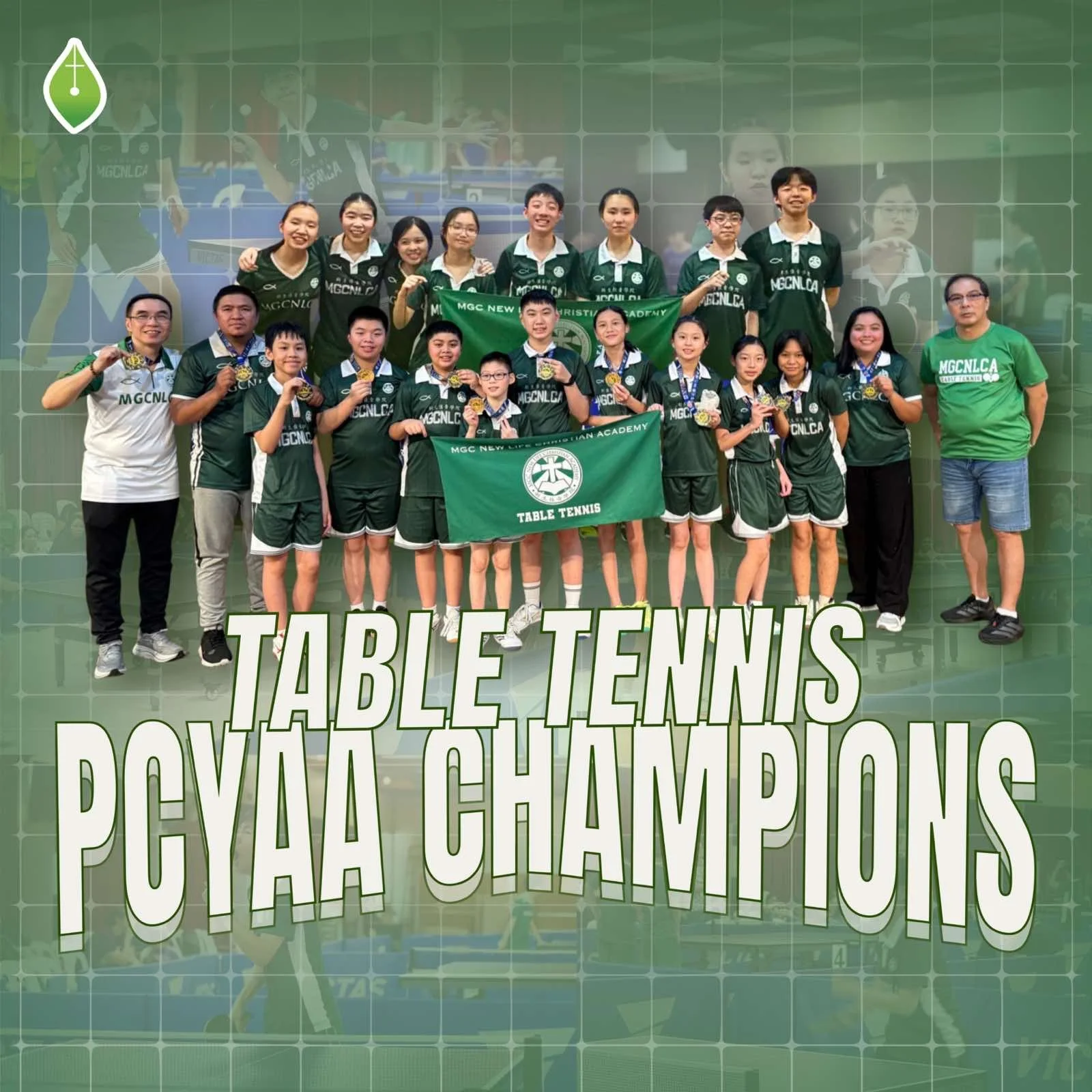 MGCNLCA Table Tennis Varsity Reigns Victorious in PCYAA&nbsp;