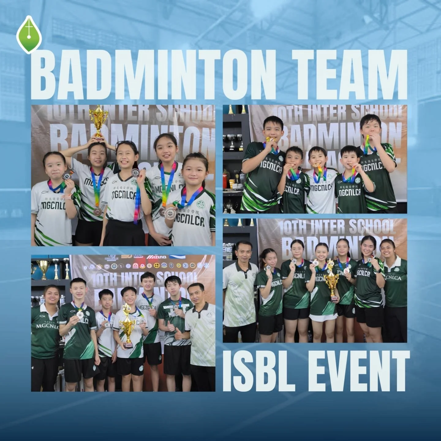 MGCNLCA Badminton Team Smashes Through ISBL Team Event