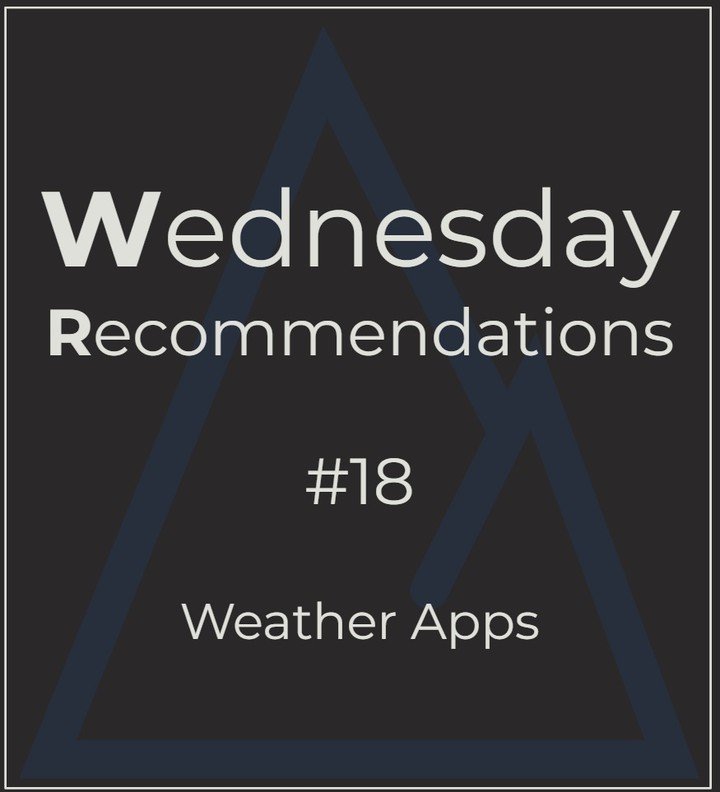Wednesday is a day for sharing at @acier.cc, with recommendations offered up for further reading, listening or viewing on a particular ultra related topic, event or issue.

This week, whether you like it or not, the weather is going to do whatever it
