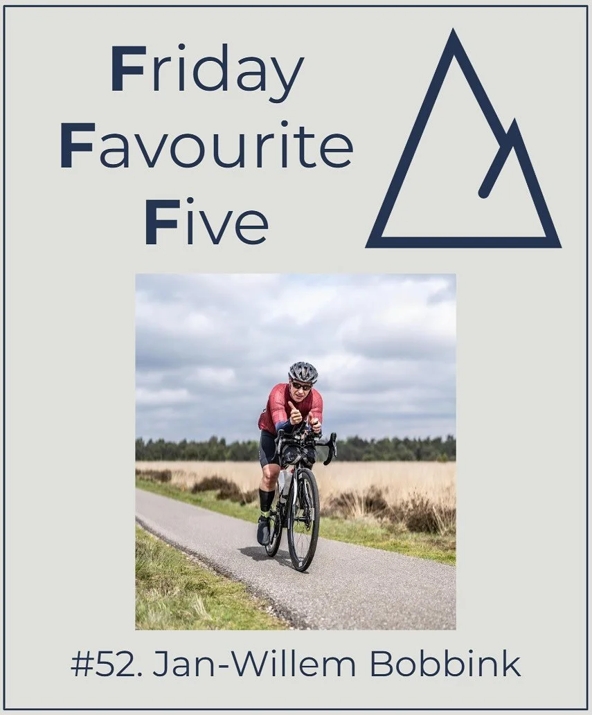 💥Friday Favourite Five💥

On Friday we put the spotlight on an ultra-distance cyclist to find out five of their favourite things associated with this eccentric endeavour.

The rules: one sentence to plug yourself and one sentence to answer each ques