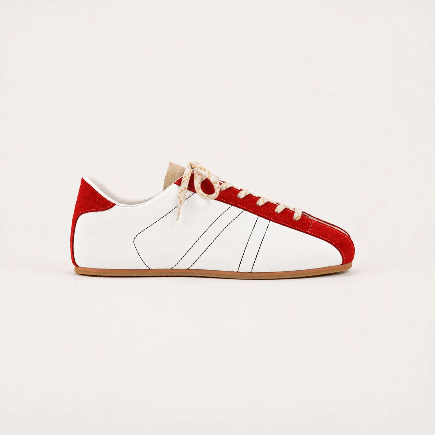 Archibald's REIMAGINED LANES Red Rose Bowling Inspired Flat Sneakers