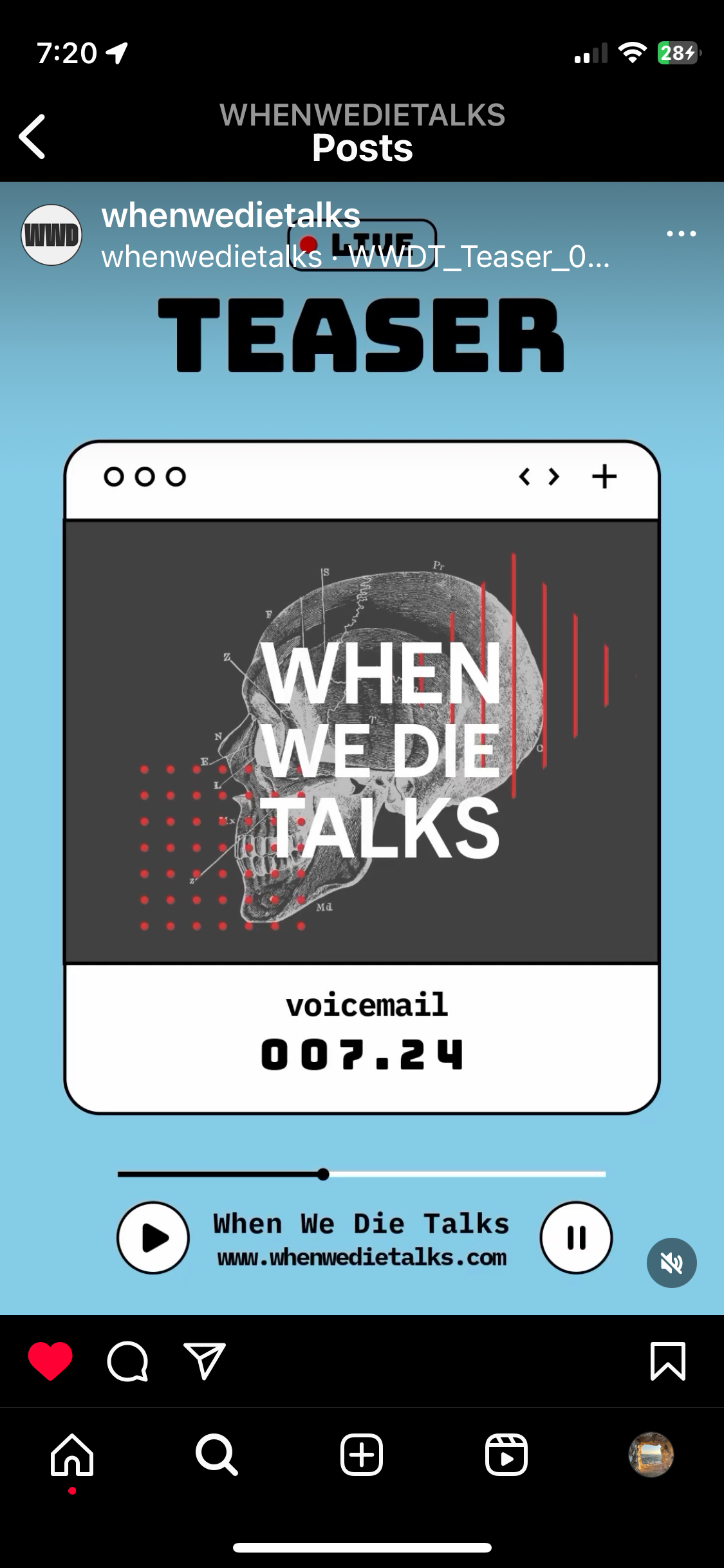 When We Die Talks