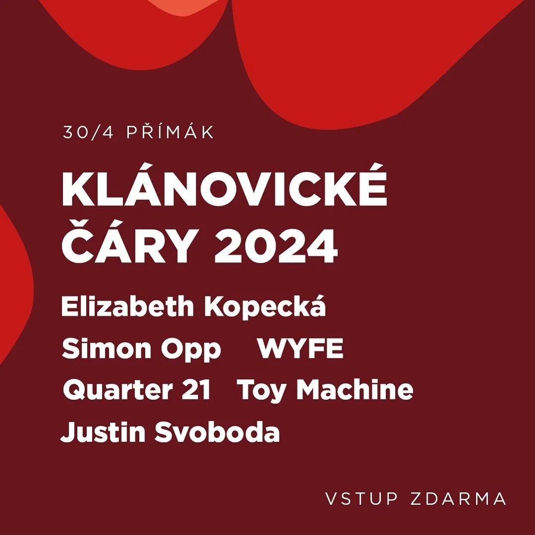 Když č&aacute;ry tak poř&aacute;dně 💪

Letos jsme vzali Čarodky pod sv&aacute; kř&iacute;dla a poř&aacute;dně to rozp&aacute;l&iacute;me 🔥

Kapely:
⚡️Elizabeth Kopeck&aacute;
⚡️WYFE
⚡️Simon Opp
⚡️Quarter 21

Divadla
⚡️Toy Machine
⚡️Justin Svoboda

