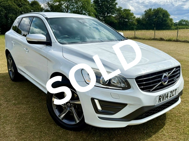 VOLVO XC60 R-DESIGN LUX NAV AWD 2.4 D4 2014 WHITE