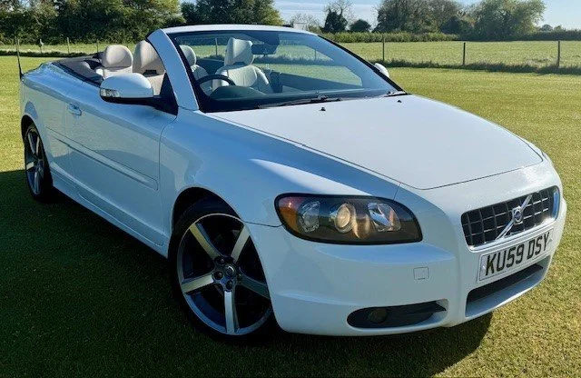 VOLVO C70 2.0 D 2009 WHITE MANUAL CONVERTIBLE