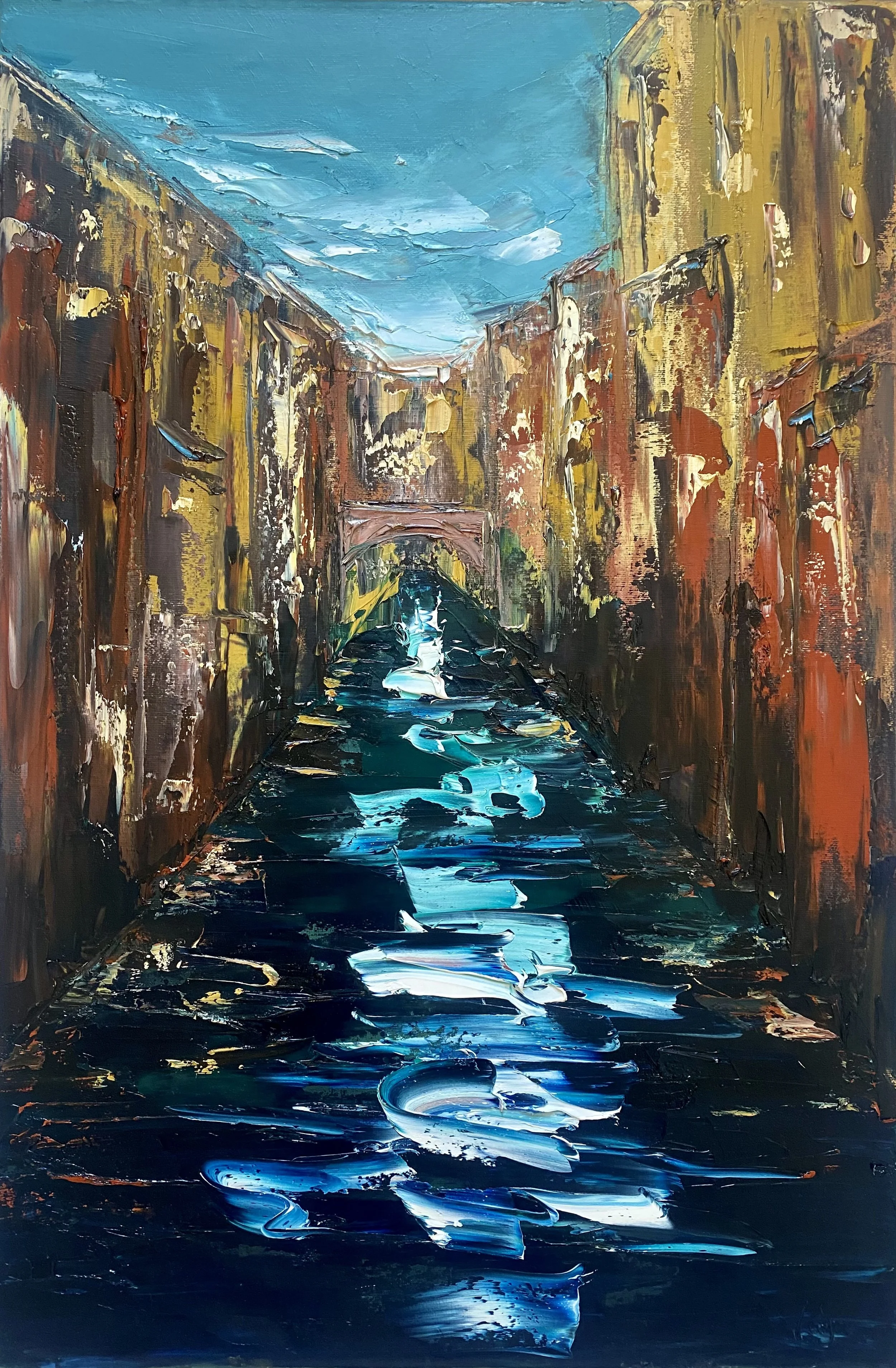 Reflections, Venetian Canal 75x50cm £850.jpg