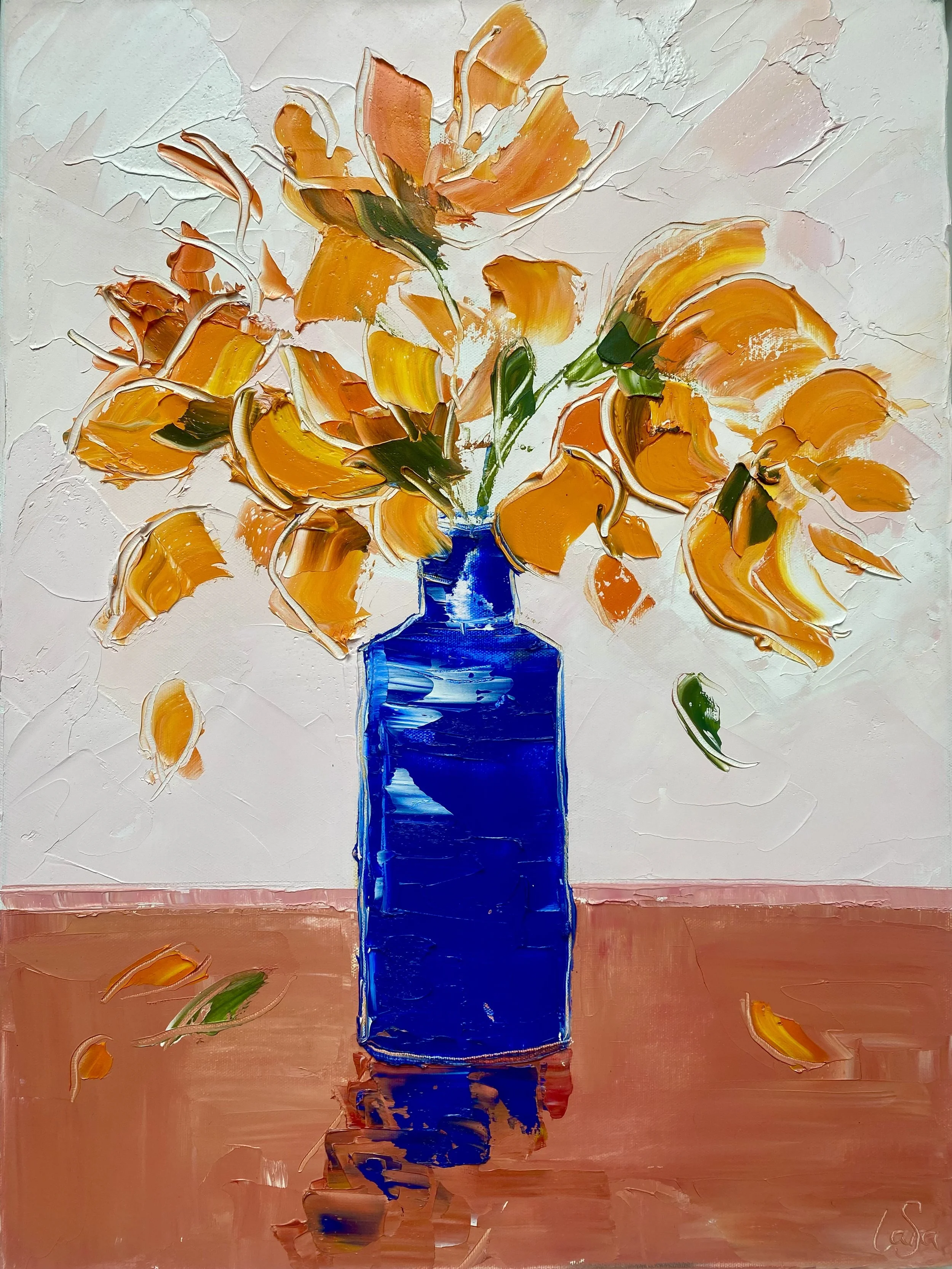 Flowers in a blue vase 60x45cm.jpg
