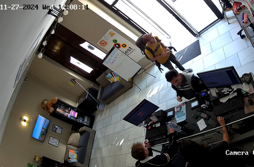 CCTV image of Thomas