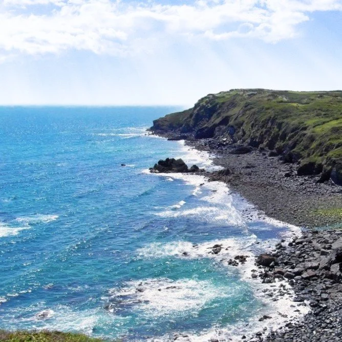 Enys Head Photo Looking Out to Sea