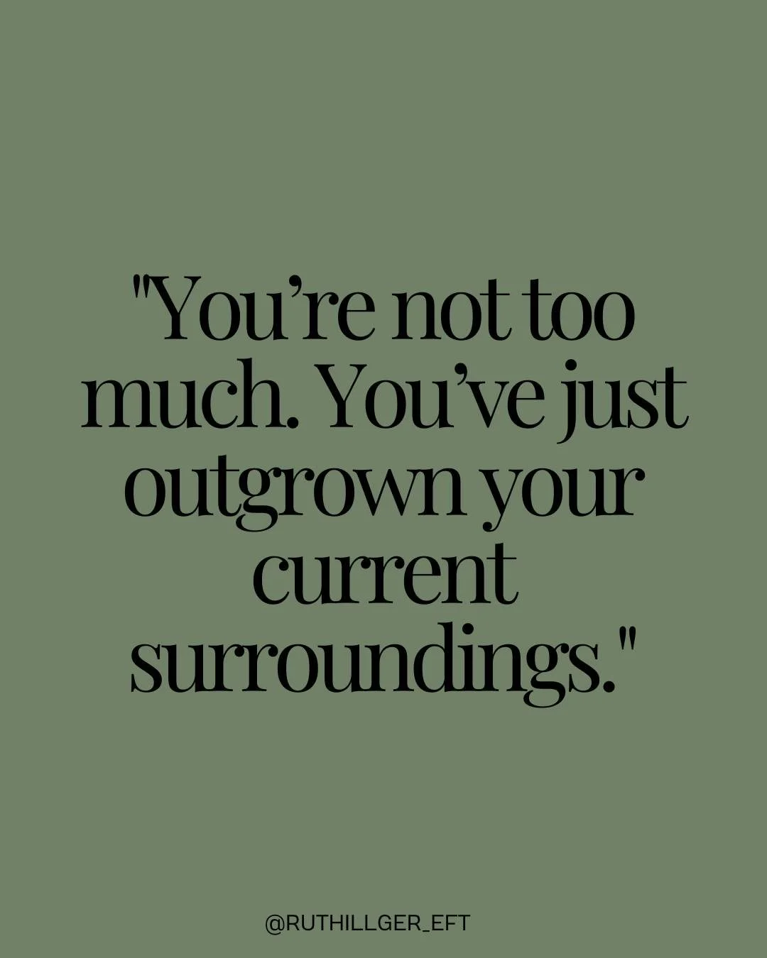 &rarr; You don&rsquo;t have to apologise for being you.

Shrinking yourself, your personal expression, and your creativity to keep others comfortable just keeps you small. It's on them, not you.

#AuthenticityOverApproval #NoMorePeoplePleasing #EFTFo