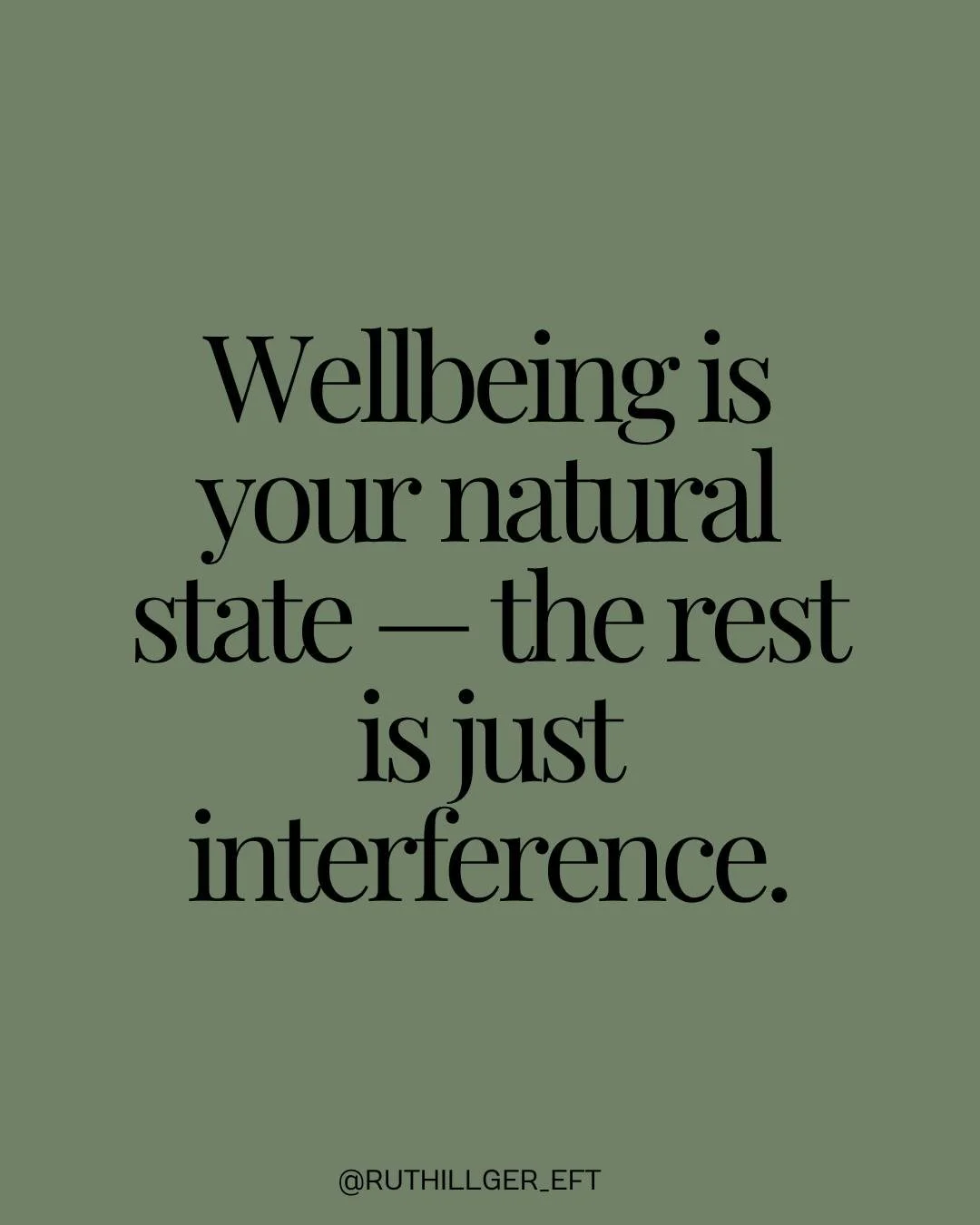 🌿 Well-being is your default setting &mdash; you are not broken by default. You are not missing something. You have all you need within you.

But you may be carrying emotional noise: fear, old guilt, limiting beliefs, stories of &ldquo;not enough&rd