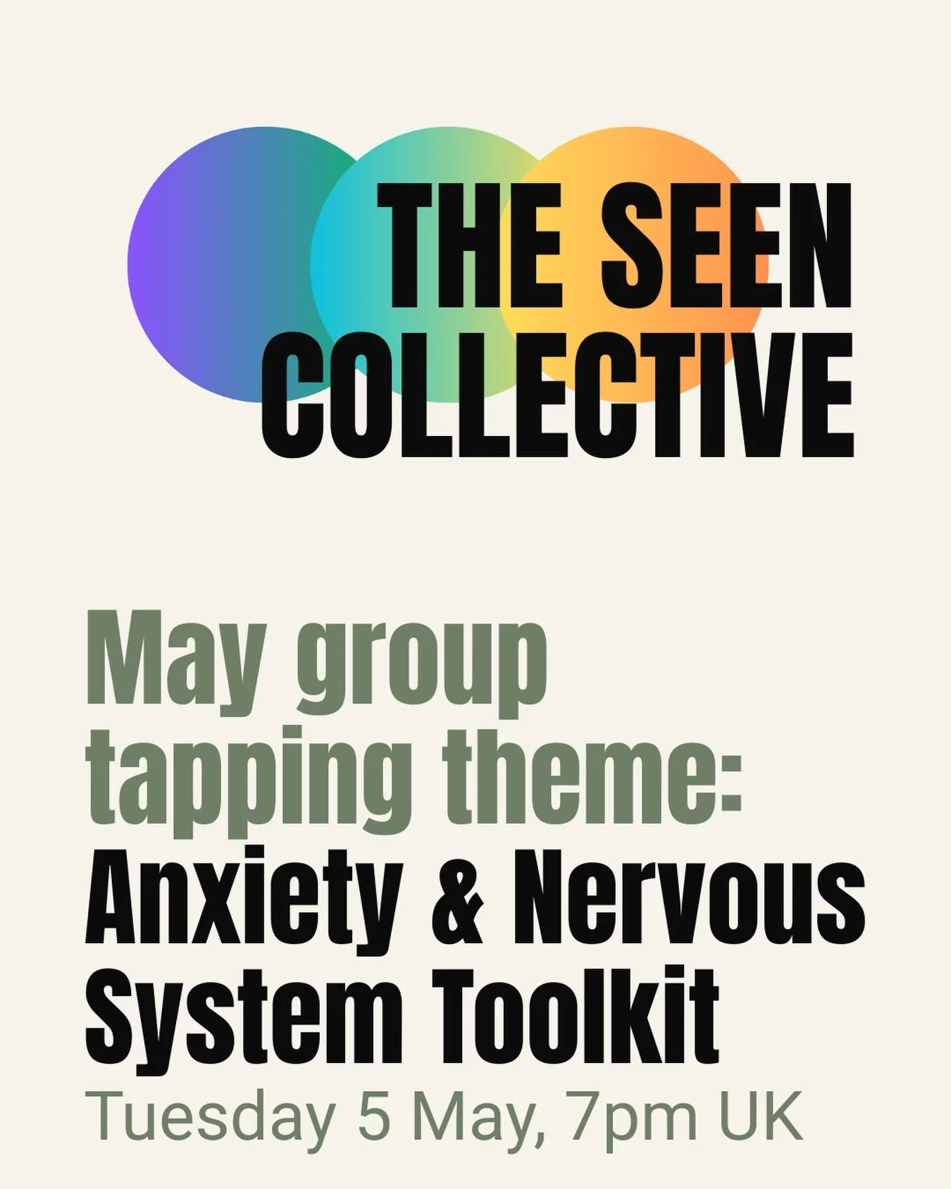 👉🏼 Tap with me 👉🏼

Next Tuesday, 7pm. 
Live in the collective we&rsquo;ll be tapping away those anxious moments and learning the tapping process so that you can use EFT for yourself to combat high stress and overwhelm. 

See you there 💘

DM/comm
