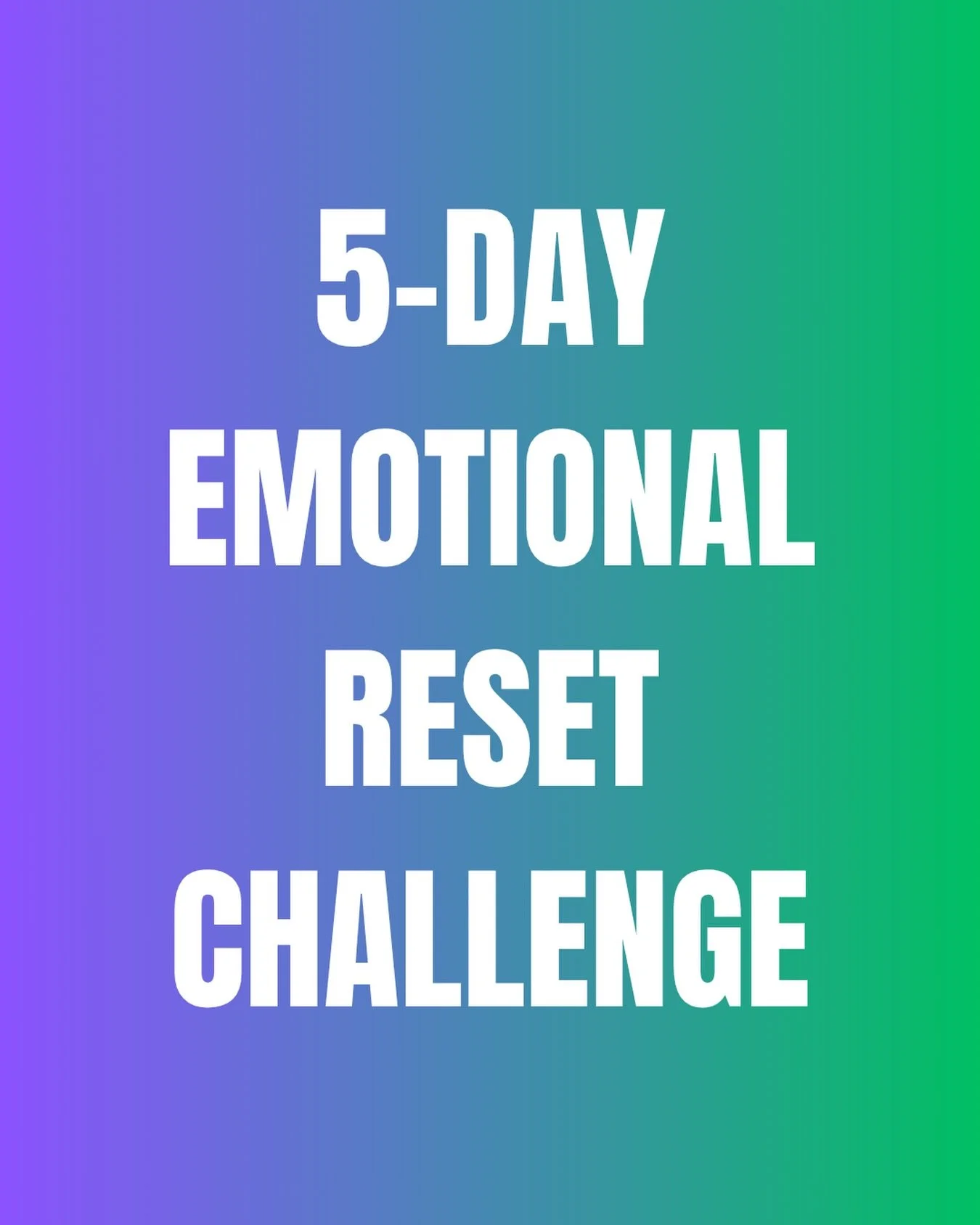 🌿 Feeling emotionally overwhelmed, anxious, stuck in your head, procrastinating, or carrying too much lately?

Inside The Seen Collective, I&rsquo;ve created a free 5-Day Emotional Reset Challenge to help you gently regulate your nervous system, rel