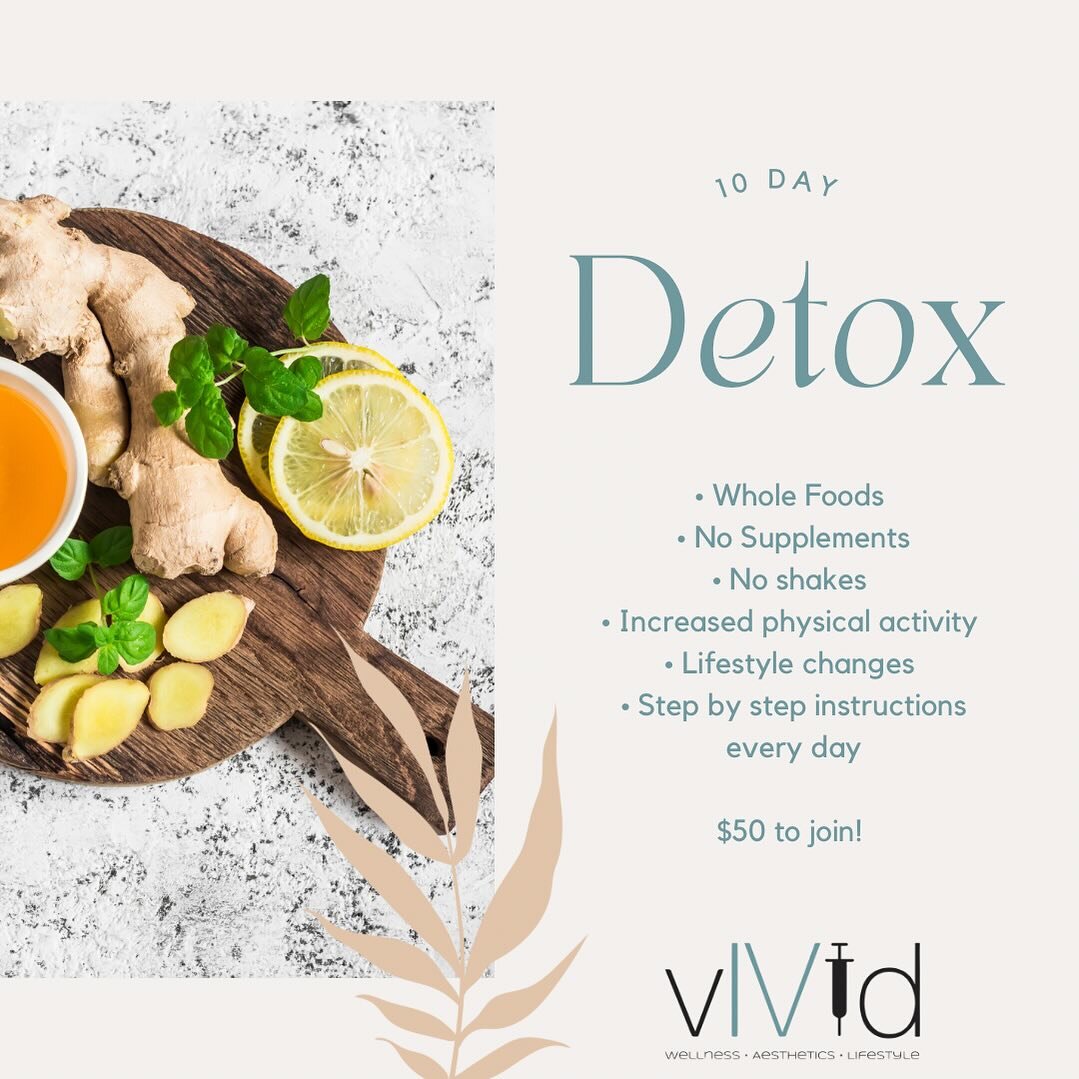 Is there a better time to start a detox than New Years?! 🎉🍾

Get excited! Our Functional Med Practitioner, Amanda, is launching an AMAZING 10 day detox program! This is the perfect way to get your health journey started with a full body detox with 
