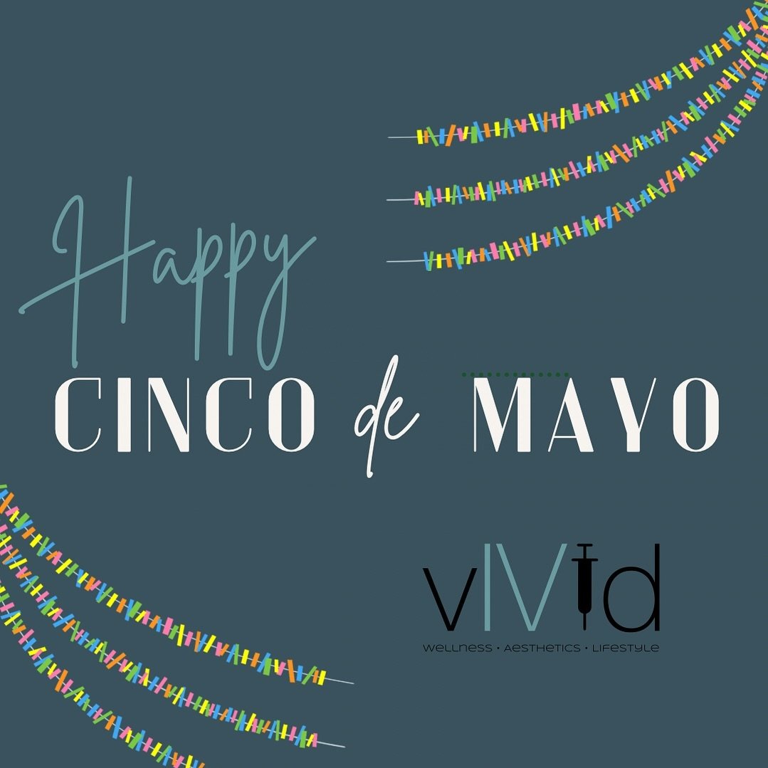 Happy (almost) Cinco De Mayo 😉 

Book your mobile appt for Cinco De Mayo so you can be sure to feel your absolute BEST! Our concierge mobile IV team comes right to wherever you are. Let us deliver the energy and hydration right to your doorstep! We 