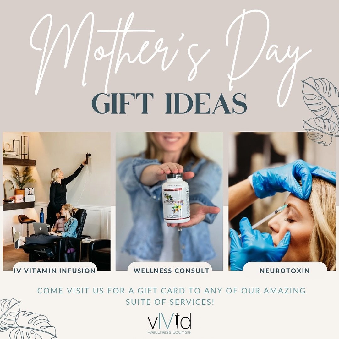 Looking for the perfect Mother&rsquo;s Day gift?! 💝 

Treat the special woman in your life to the gift of wellness, beauty, rejuvenation, and some energy with our wide range of personalized treatments and services! Here&rsquo;s some ideas that are s