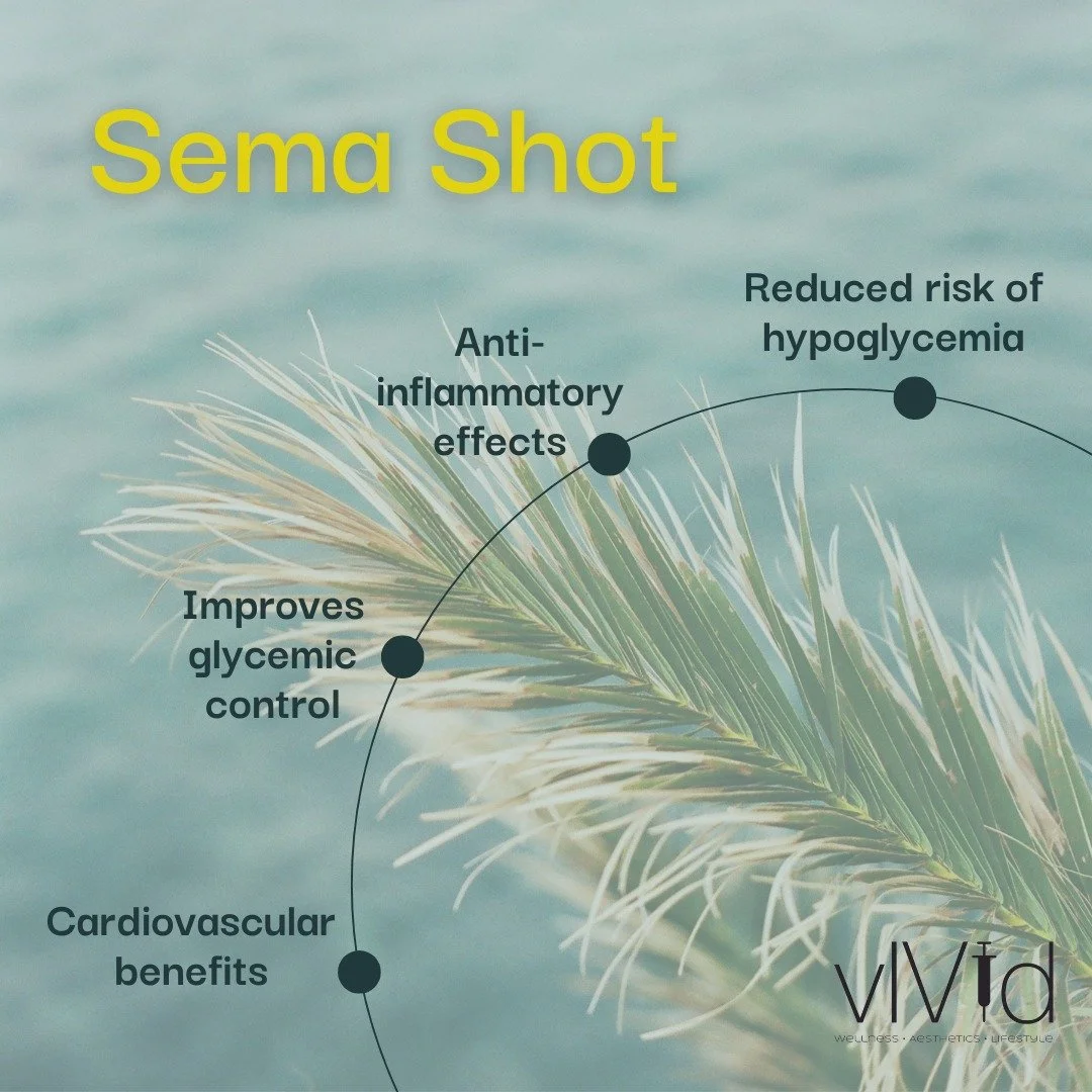 Transform your journey to a healthier you with Sema-Shot&mdash;our weekly injection designed to reduce body weight significantly. Experience the hope and empowerment you need to achieve your best self. 

Benefits include: 
👙Long-term weight loss 
👙