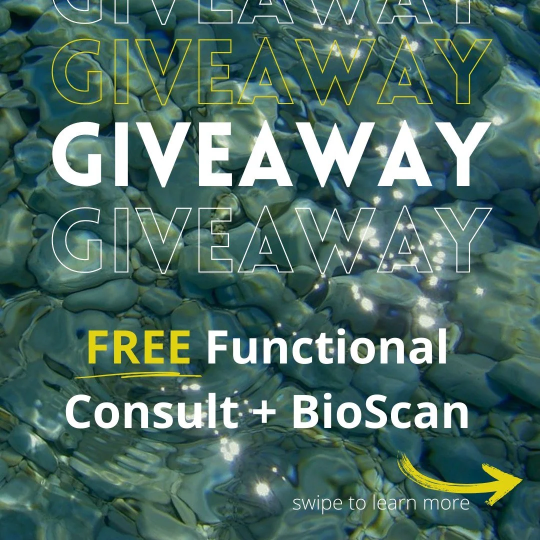 Get ready to transform your wellness routine! We&rsquo;re giving away a FREE Functional Consult + BioScan to one lucky winner! 🌿✨ This incredible combo will help optimize your health and rejuvenate your skin&mdash;perfect for those looking to feel t