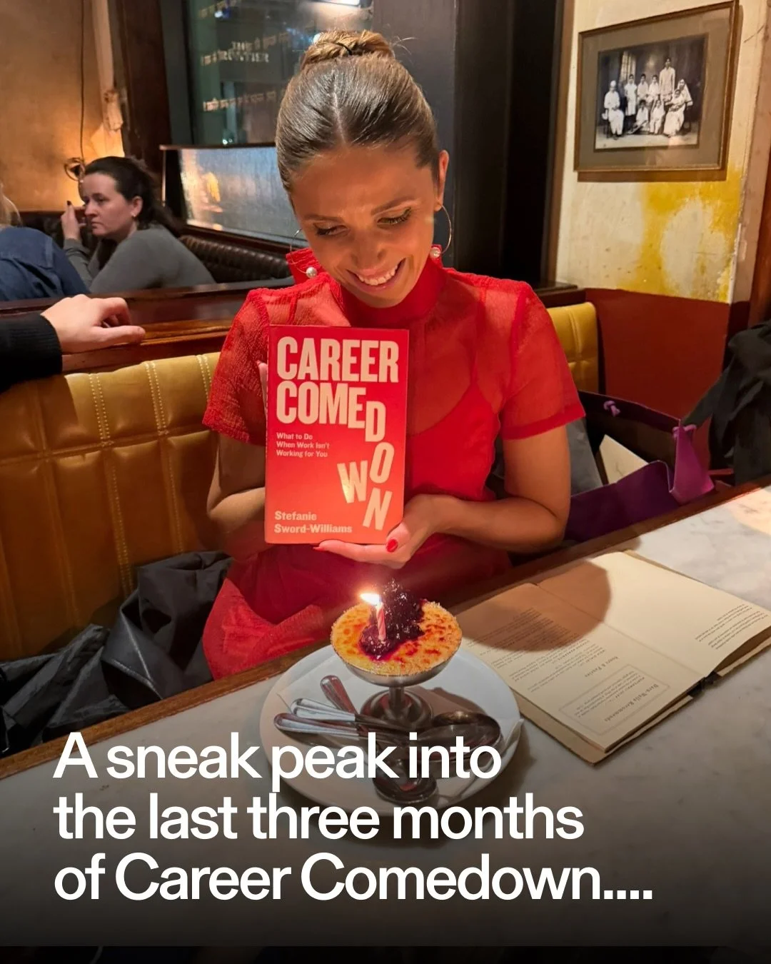 What a wild three months it&rsquo;s been ❤️&zwj;🔥❤️&zwj;🔥❤️&zwj;🔥

So genuinely grateful of everyone who has bought a copy of Career Comedown: What to do when work isn&rsquo;t working, there&rsquo;s nothing more scary than sharing a body of work t