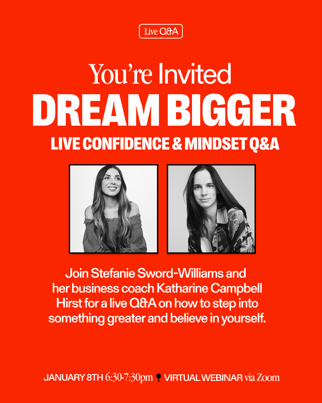 DREAM BIGGER WEBINAR