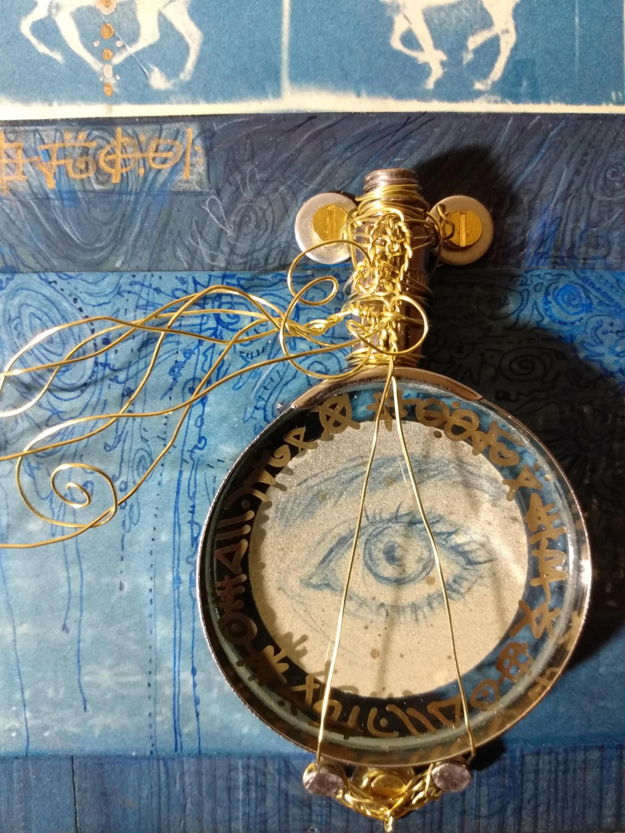 Blameless Bellerophon, detail