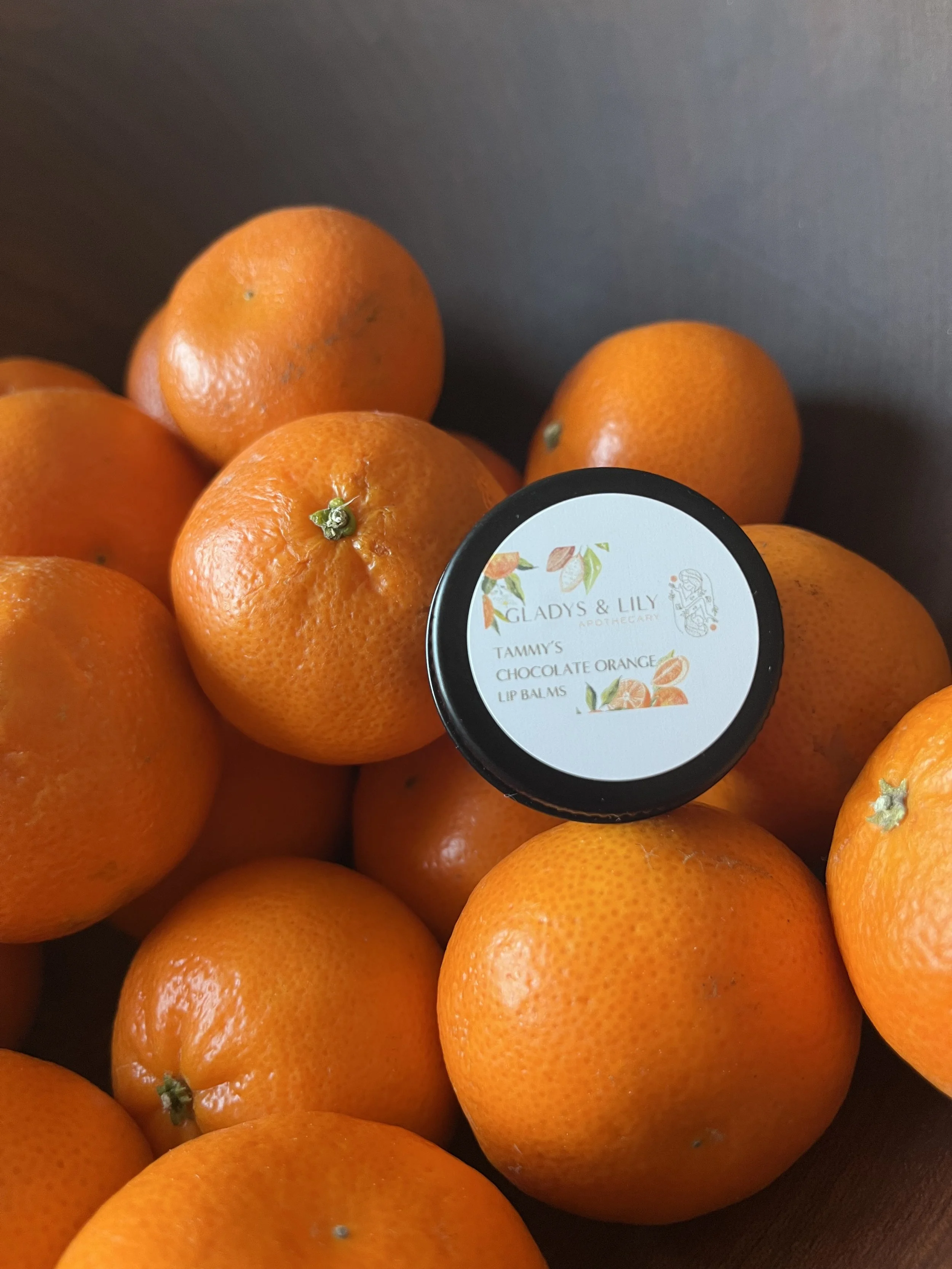 Tammy's Chocolate Orange Lip Balms