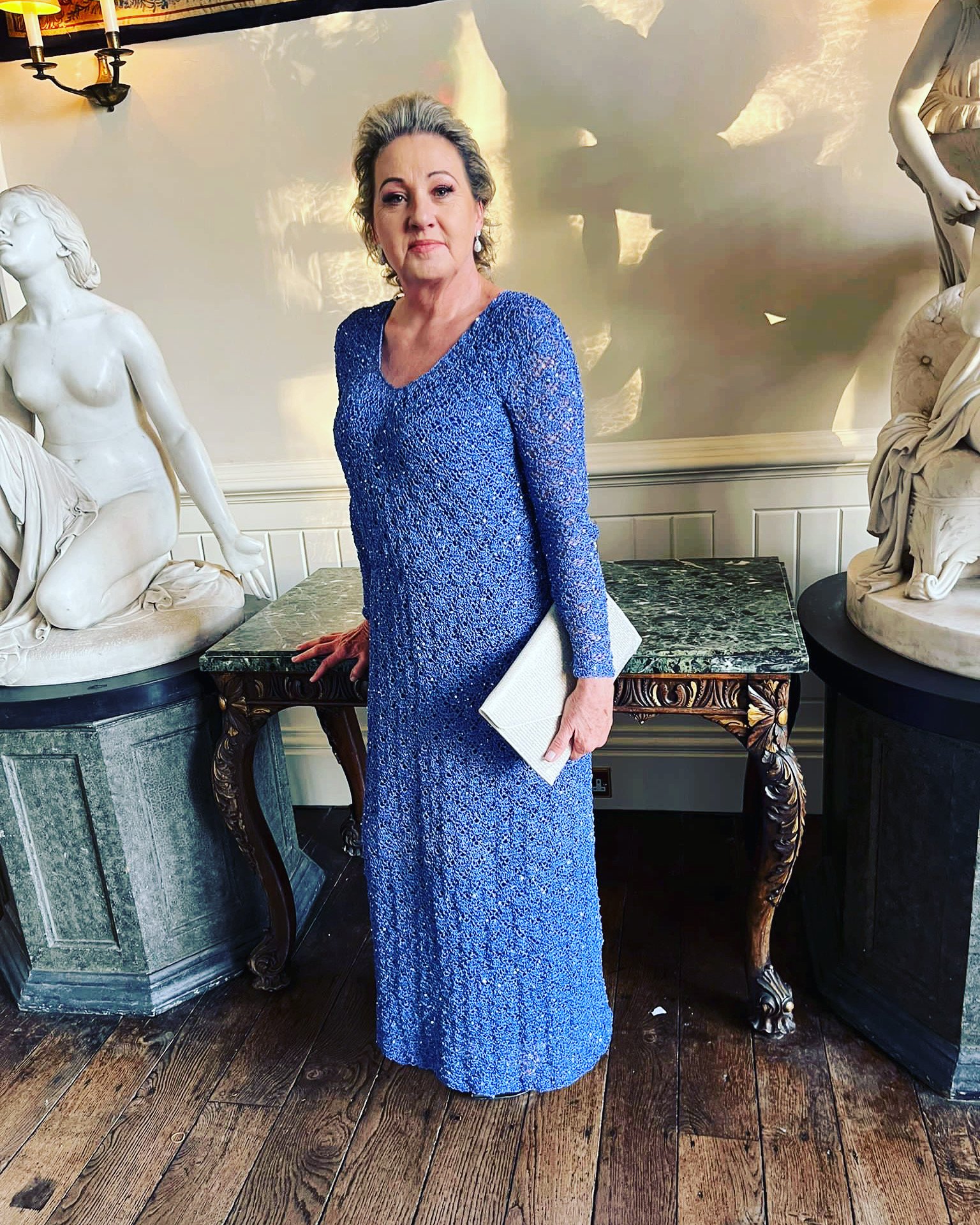 Vestido de Festa Azul