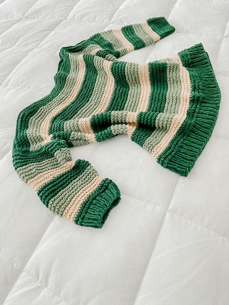 Sweater Verde Listrado