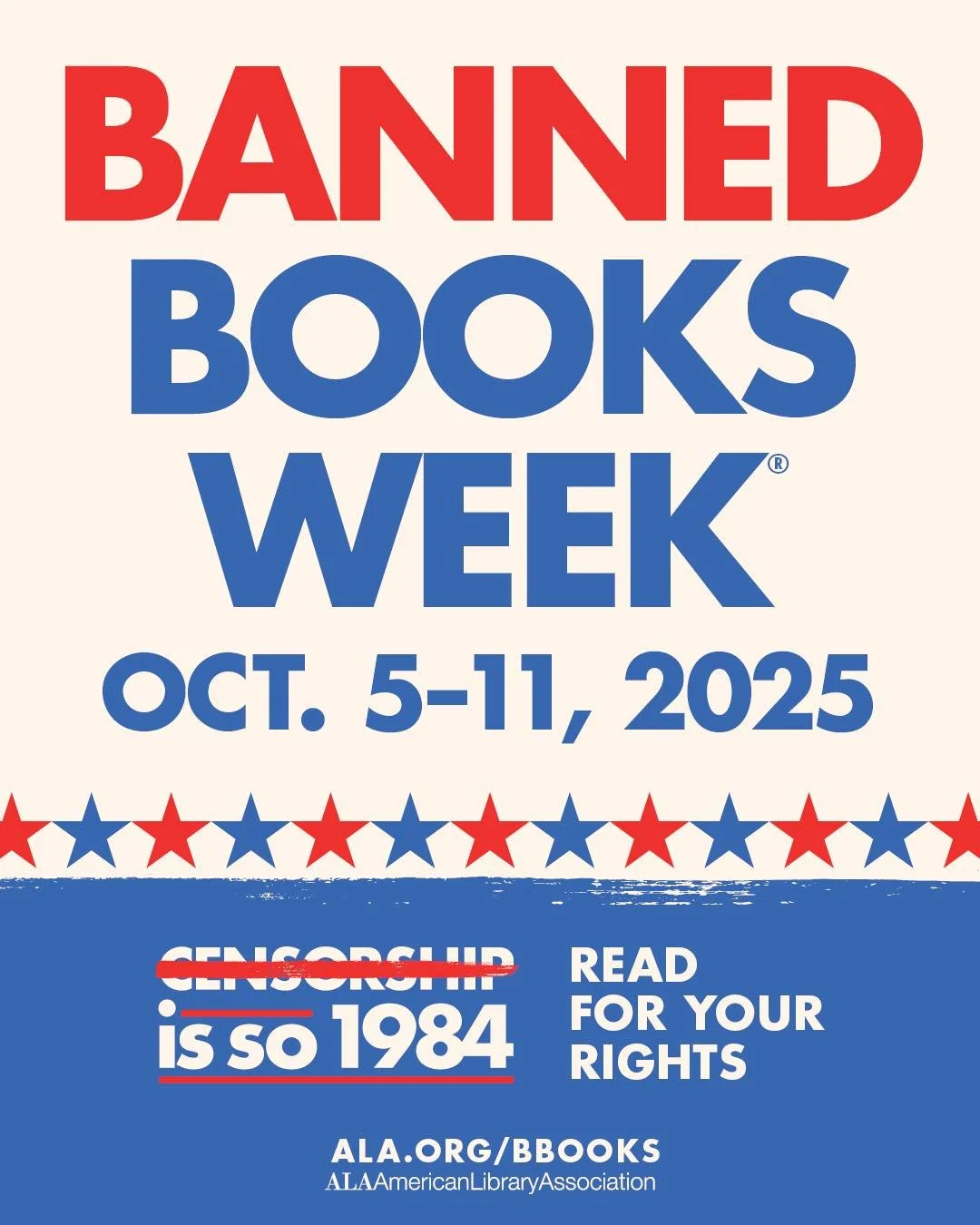 📚🔥 Did you know Banned Books Week began in 1982, during a surge of censorship across schools and libraries?

At the American Booksellers Association trade show that year, visitors were greeted by padlocked cages stacked with 500 banned and challeng